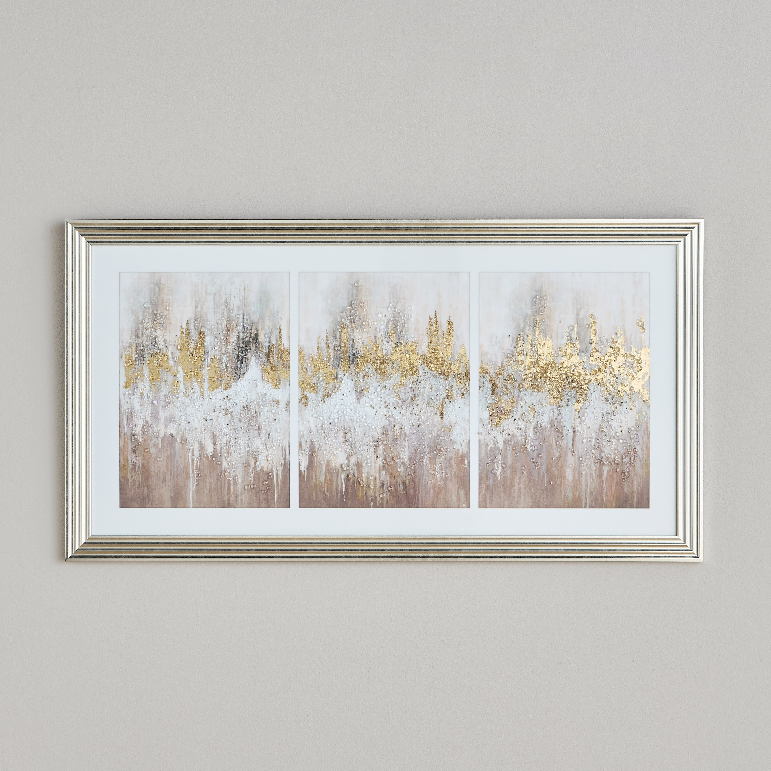 Skog Jewelled Framed Wall Art - 58x108 cm-household-walldecorandmirrors-wallart-image-1