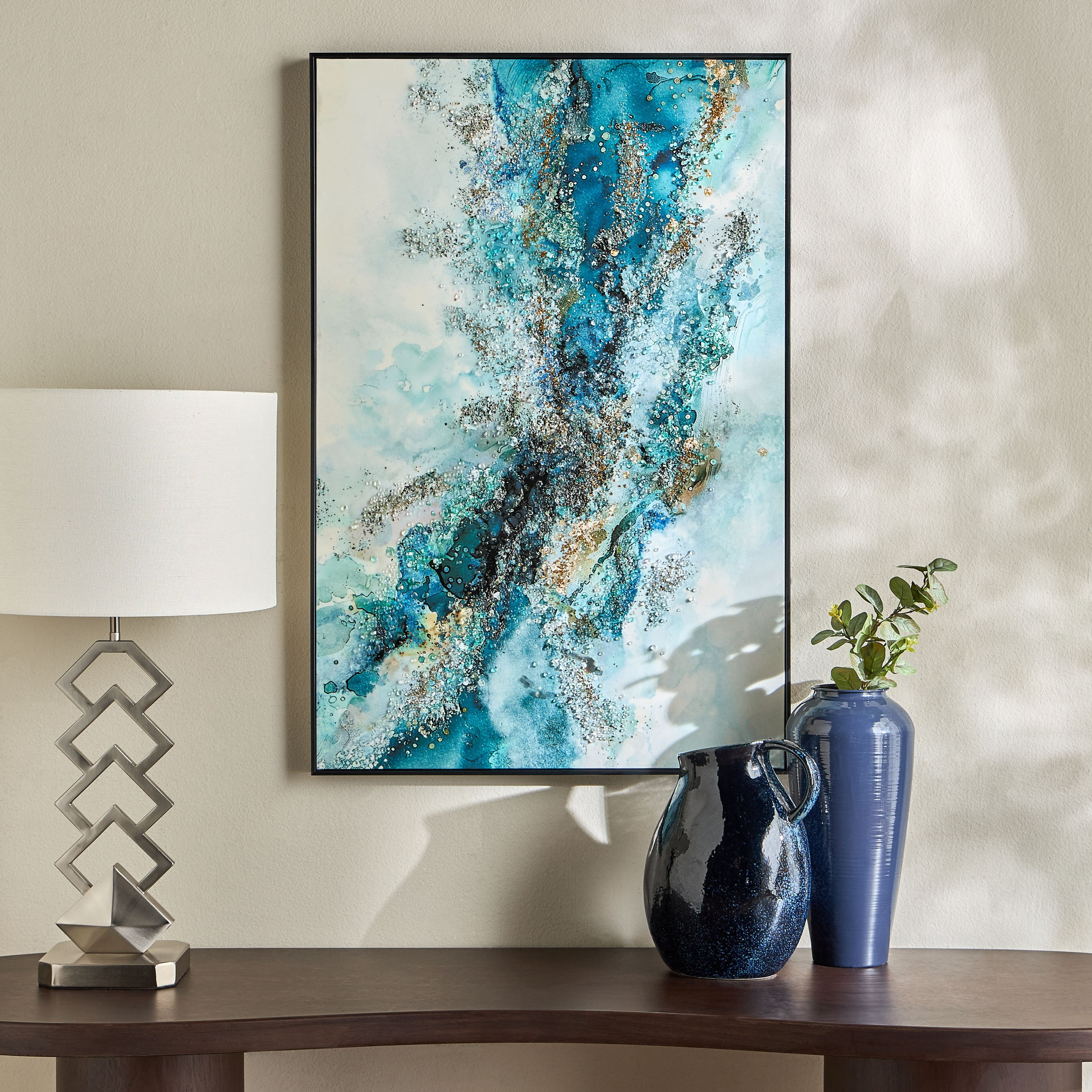 Blix Framed Canvas Wall Art - 60x90 cm-household-walldecorandmirrors-wallart-image-3