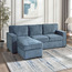 Captus 3-Seater Fabric Reversible Corner Sofa Bed with Storage-furniture-sofaandseating-cornersofas-image-2