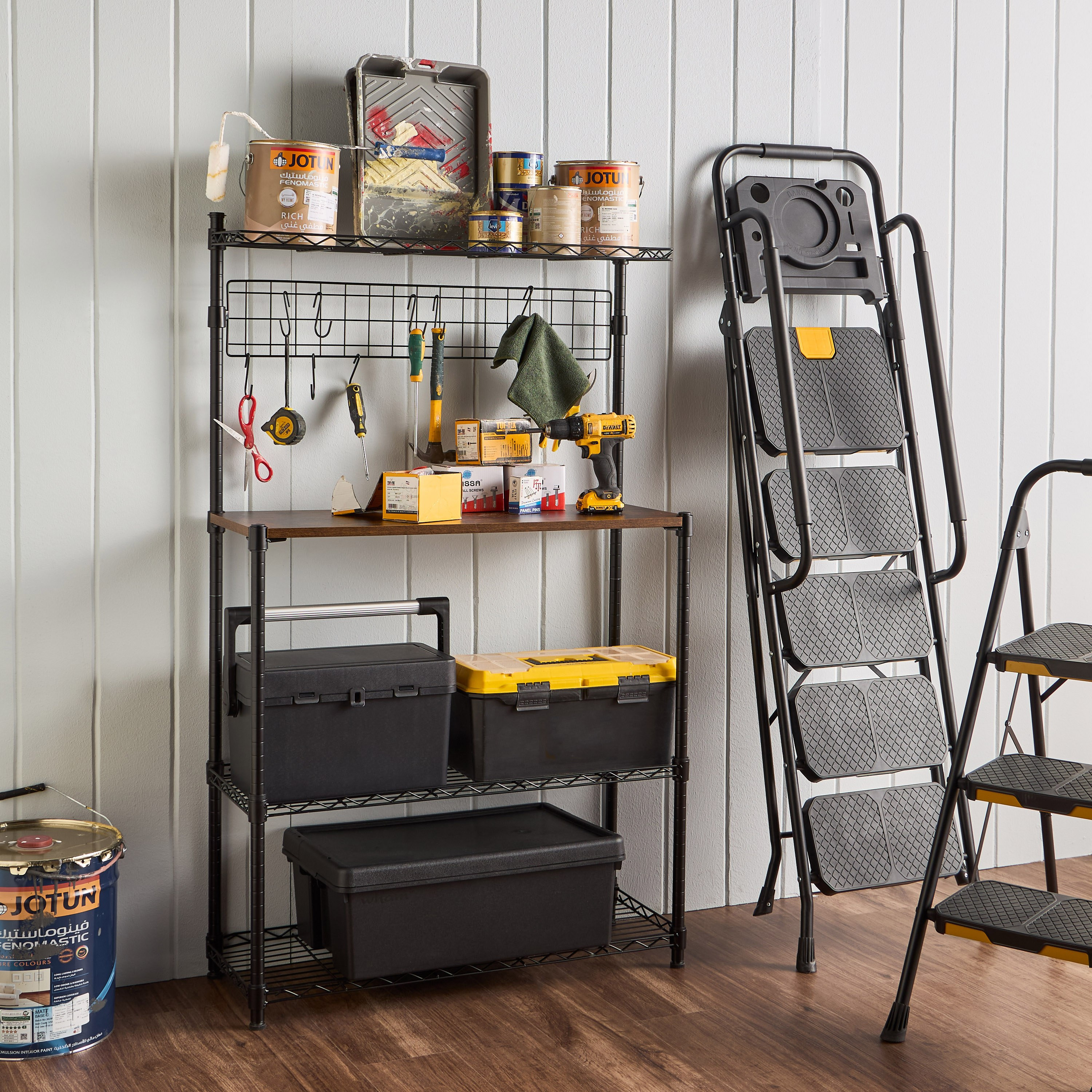 Everest 3-Step Ladder - 103 cm-household-bathandlaundry-bathroomorganizing-laddersandstools-image-6