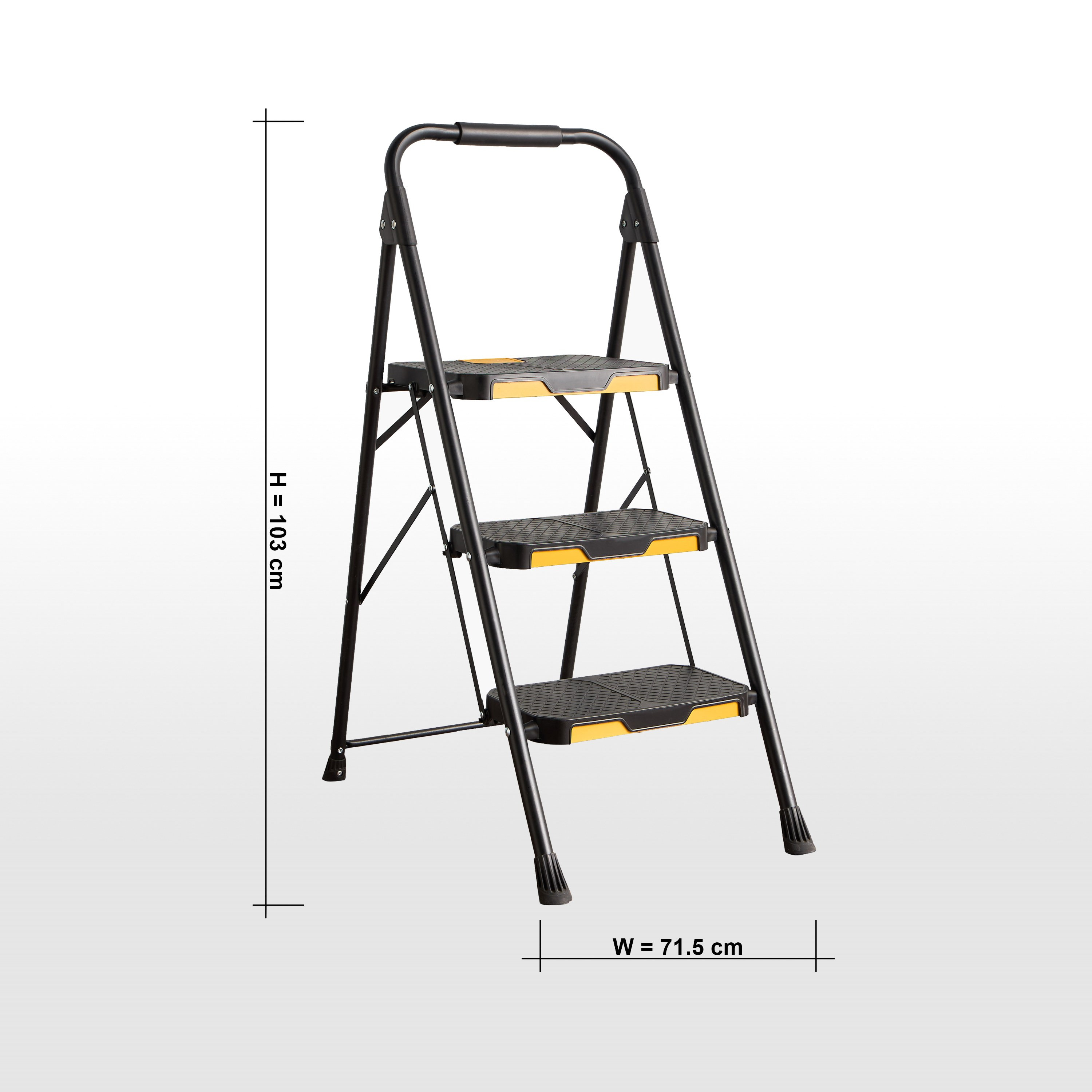 Everest 3-Step Ladder - 103 cm-household-bathandlaundry-bathroomorganizing-laddersandstools-image-7
