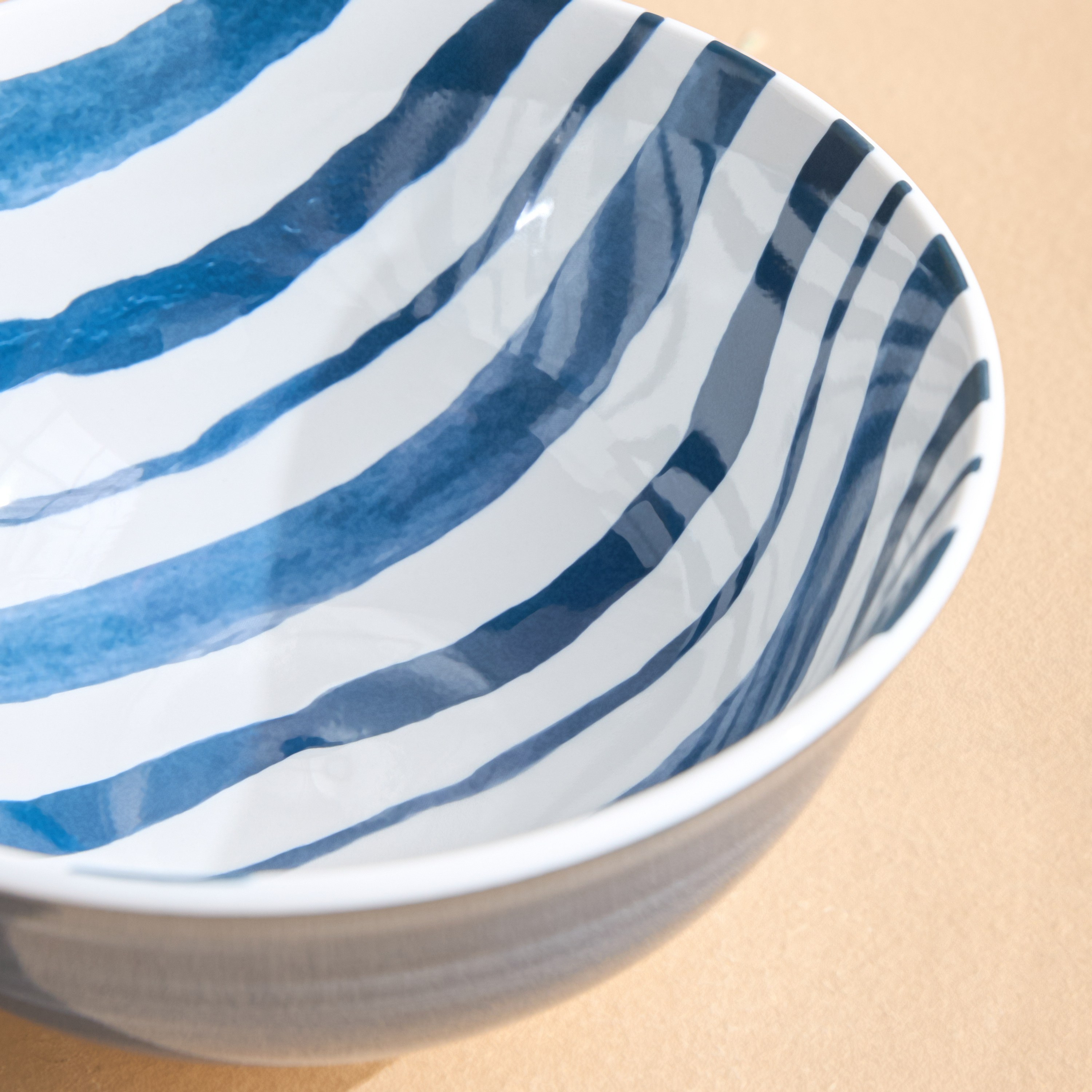 Sumi Stripe Porcelain Cereal Bowl - 15.5 cm-household-dining-dinnerware-dinnerwarecollections-image-2