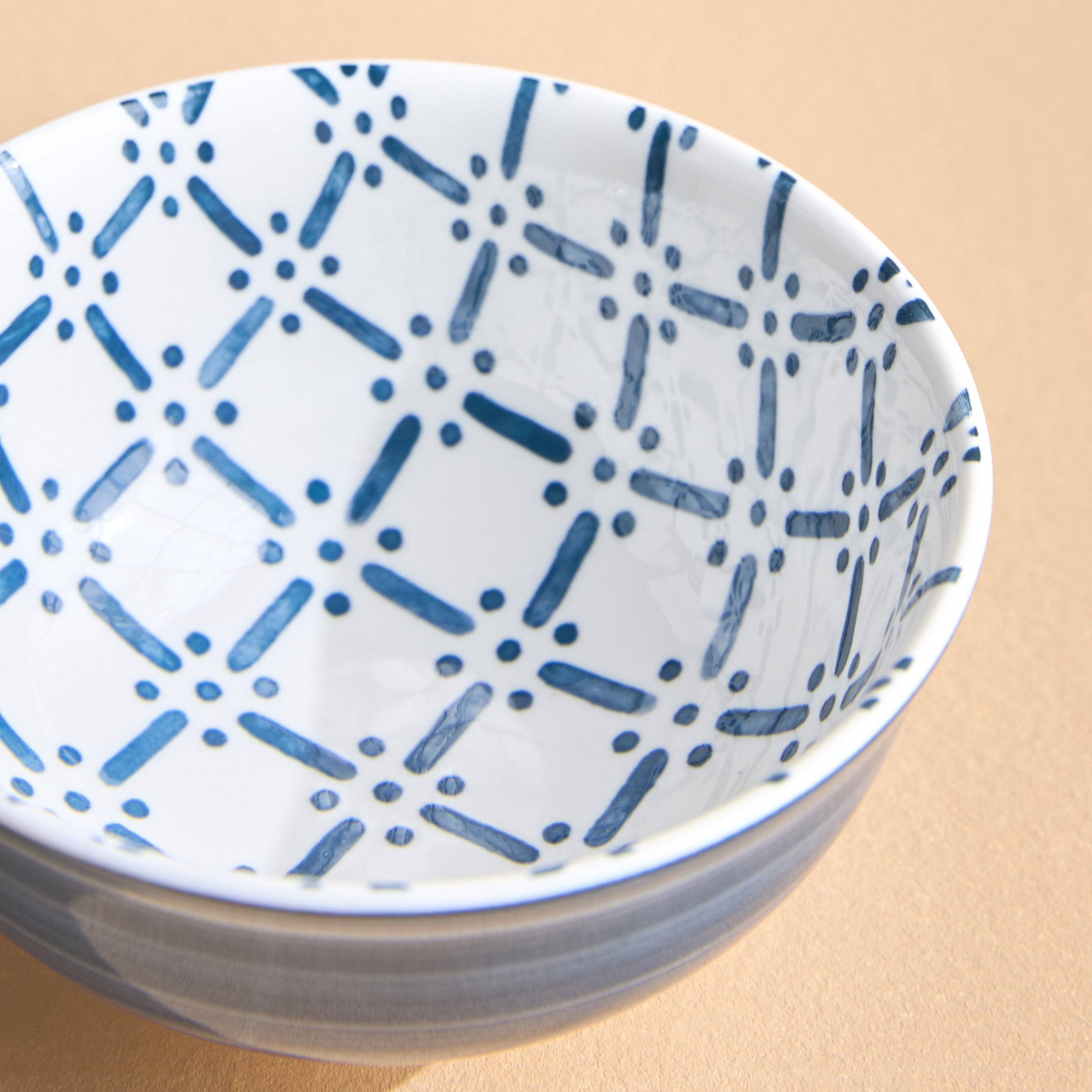Sumi Cube Porcelain Rice Bowl - 11.5 cm-household-dining-dinnerware-dinnerwarecollections-image-2