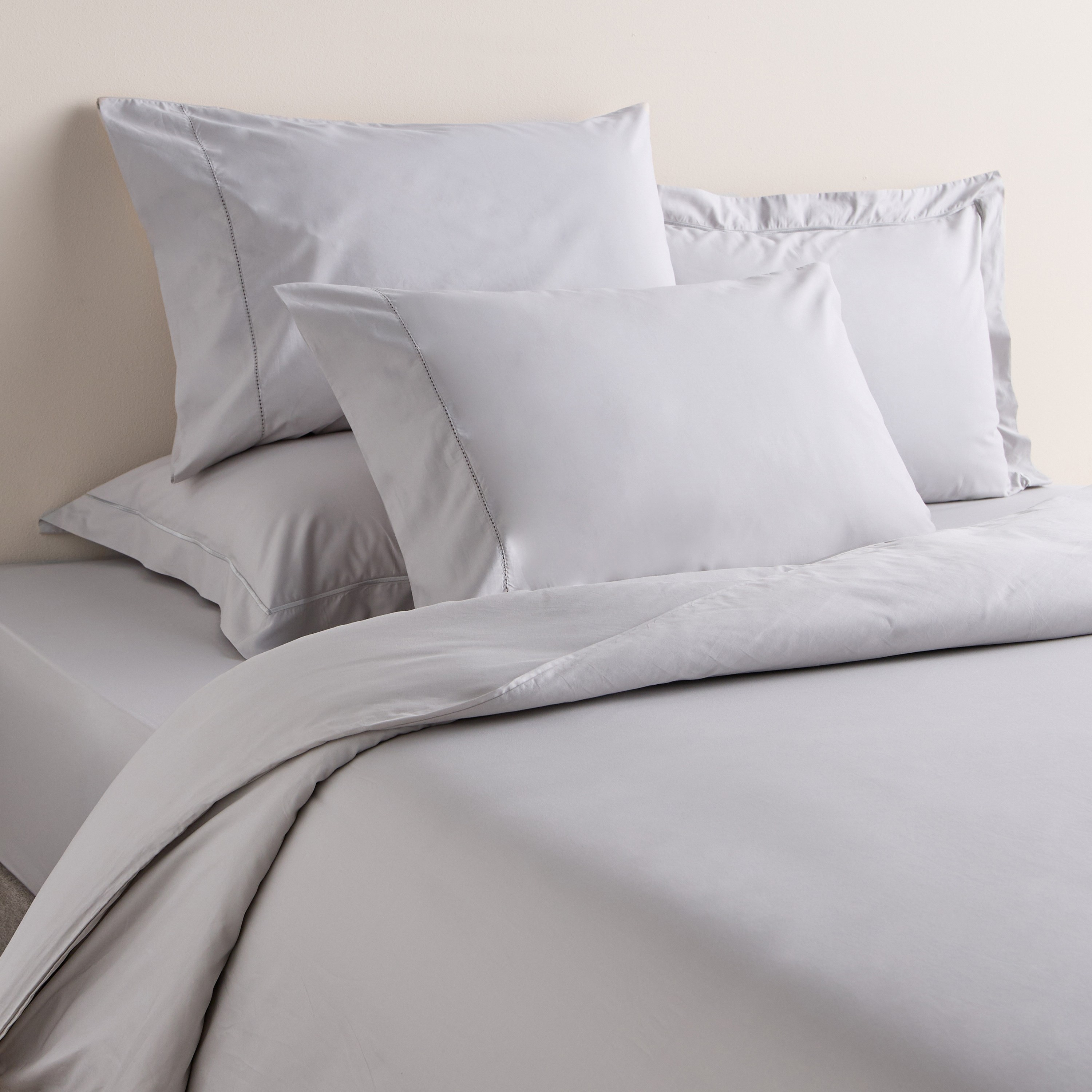 EcoSoft Organic Cotton 400 Thread Count 3-Piece King Duvet Cover Set - 220x230 cm