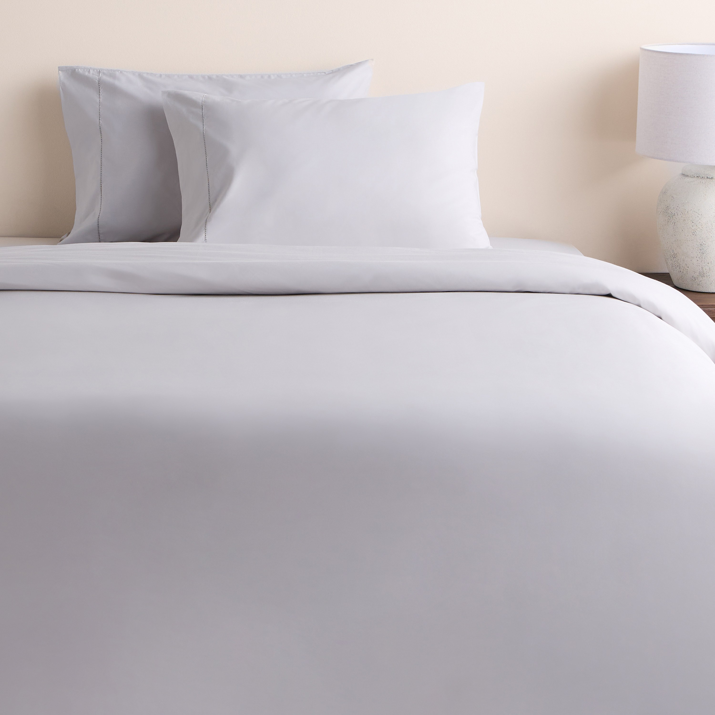 EcoSoft Organic Cotton 400 Thread Count 3-Piece Super King Duvet Cover Set - 220x260 cm-household-bedding-duvetandcovers-duvetcovers-image-2