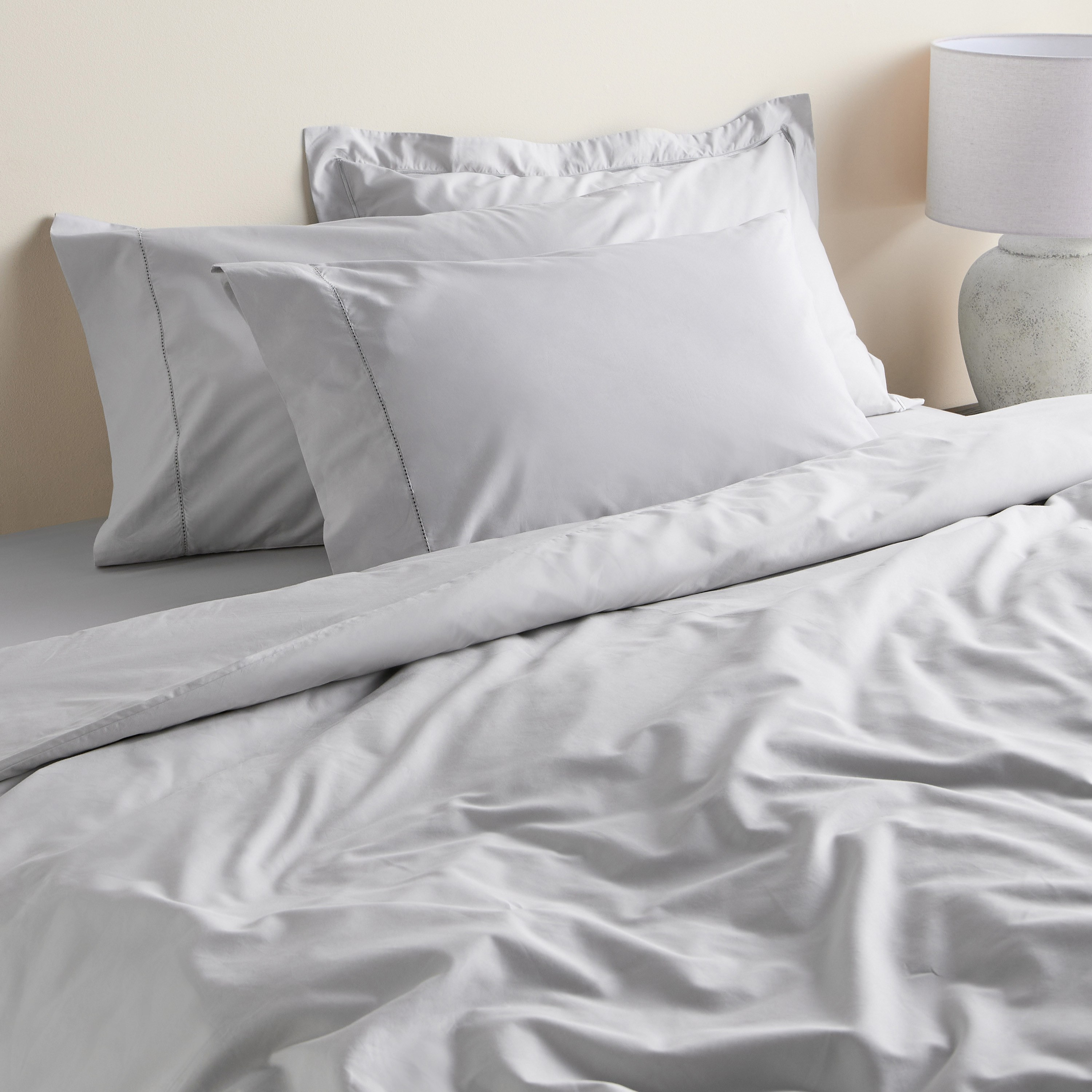 EcoSoft Organic Cotton 400 Thread Count 3-Piece Super King Duvet Cover Set - 220x260 cm-household-bedding-duvetandcovers-duvetcovers-image-6