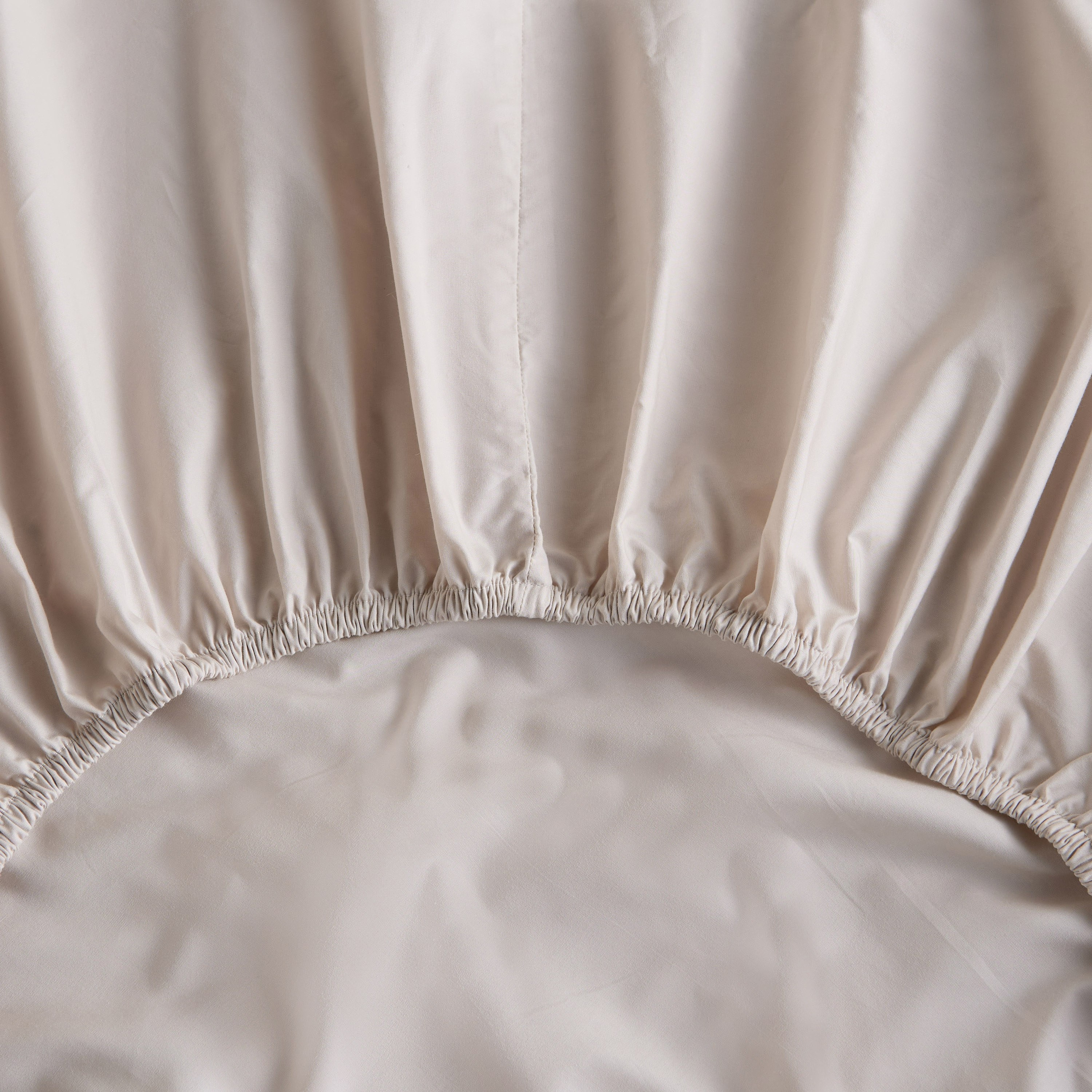 EcoSoft Organic Cotton Percale 400 Thread Count Full Fitted Sheet - 120x200 cm-household-bedding-sheetsandpillowcases-fittedsheets-image-2