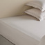 شرشف مطاطي كامل قطن عضوي بيركال عدد خيوط 400 - إيكوسوفت - 120x200 سم-household-bedding-sheetsandpillowcases-fittedsheets-image-1