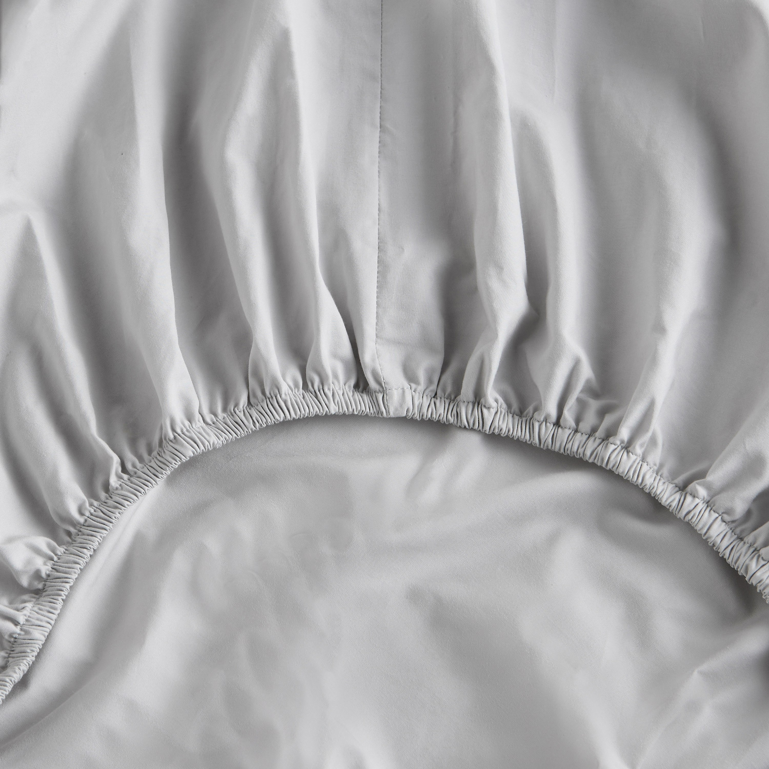 EcoSoft Organic Cotton Percale 400 Thread Count Full Fitted Sheet - 120x200 cm-household-bedding-sheetsandpillowcases-fittedsheets-image-2