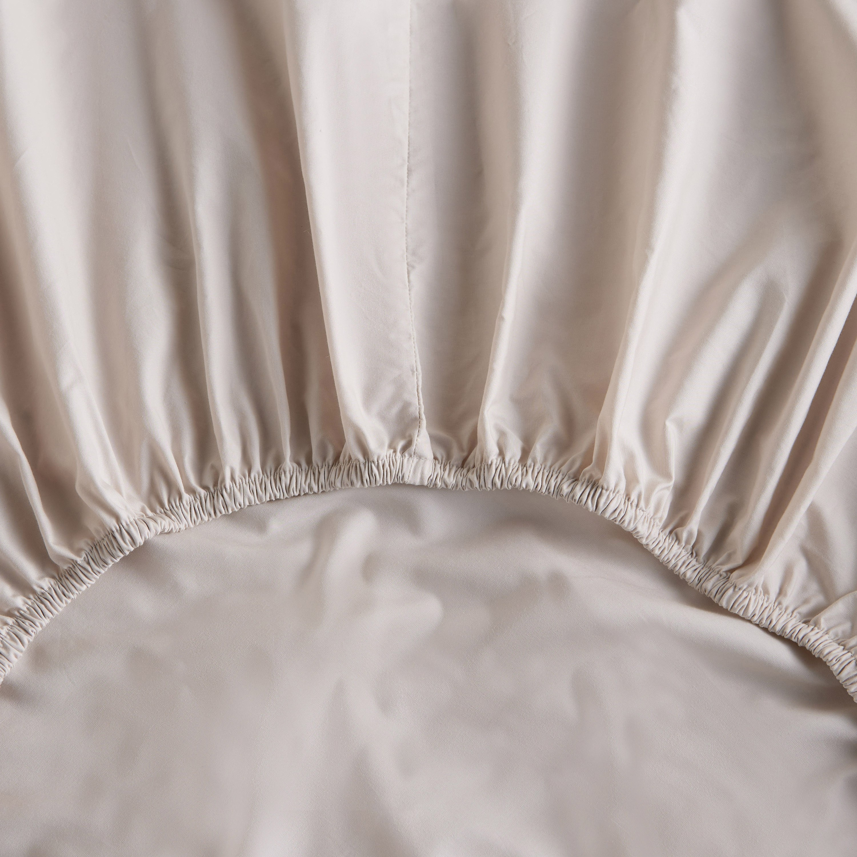 EcoSoft Organic Cotton Percale Weave 400 Thread Count King Fitted Sheet - 180x205 cm-household-bedding-sheetsandpillowcases-fittedsheets-image-2