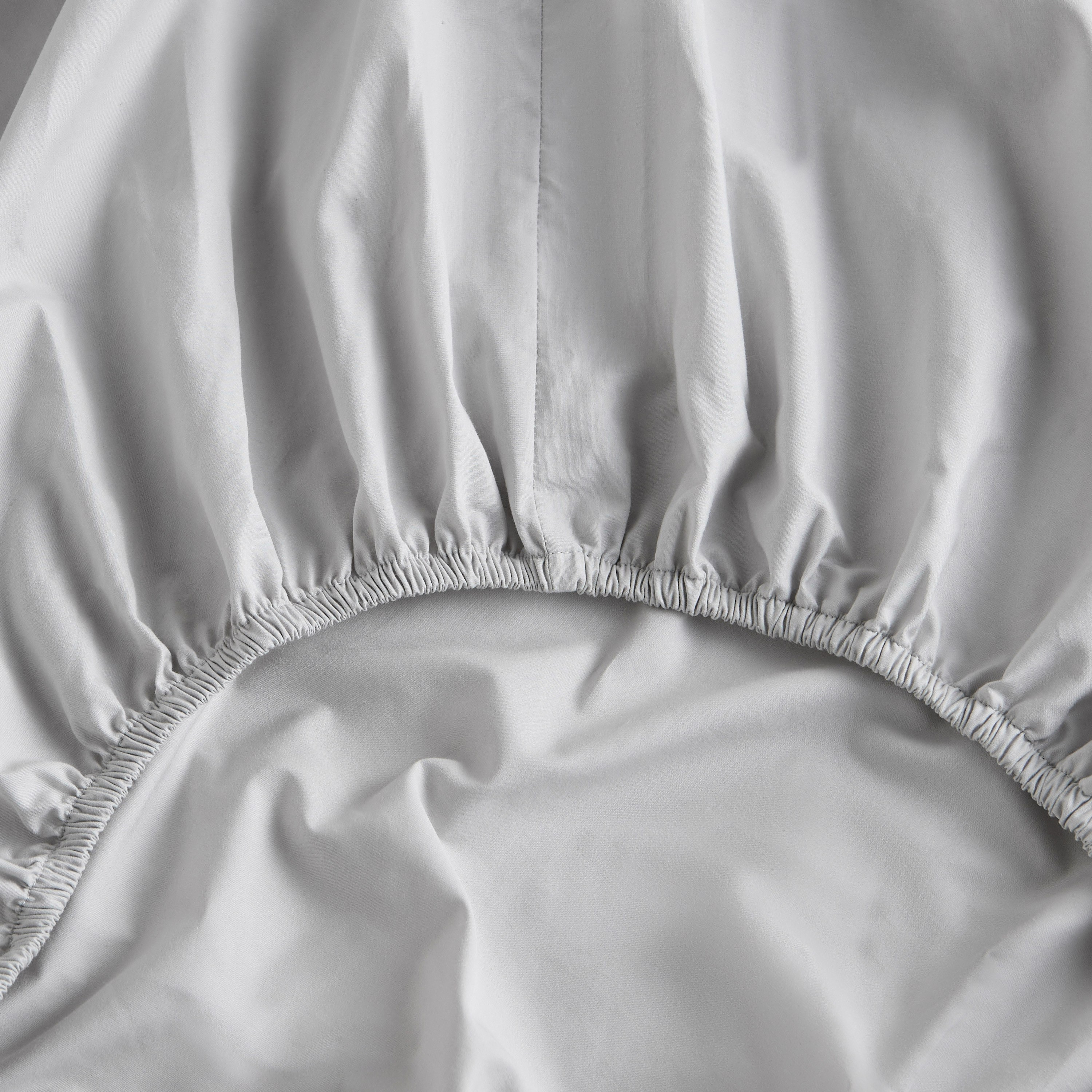 EcoSoft Organic Cotton Percale Weave 400 Thread Count King Fitted Sheet - 180x205 cm-household-bedding-sheetsandpillowcases-fittedsheets-image-2