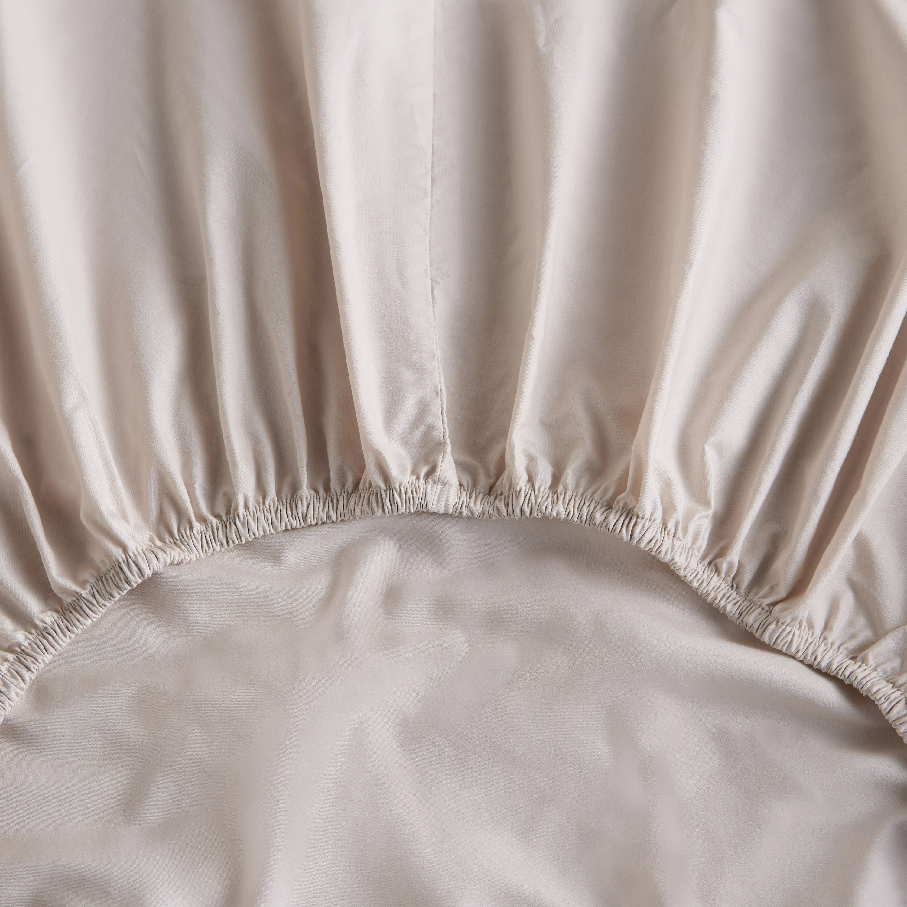 EcoSoft Organic Cotton Percale 400 Thread Count Full Fitted Sheet - 140x200 cm-household-bedding-sheetsandpillowcases-fittedsheets-image-2