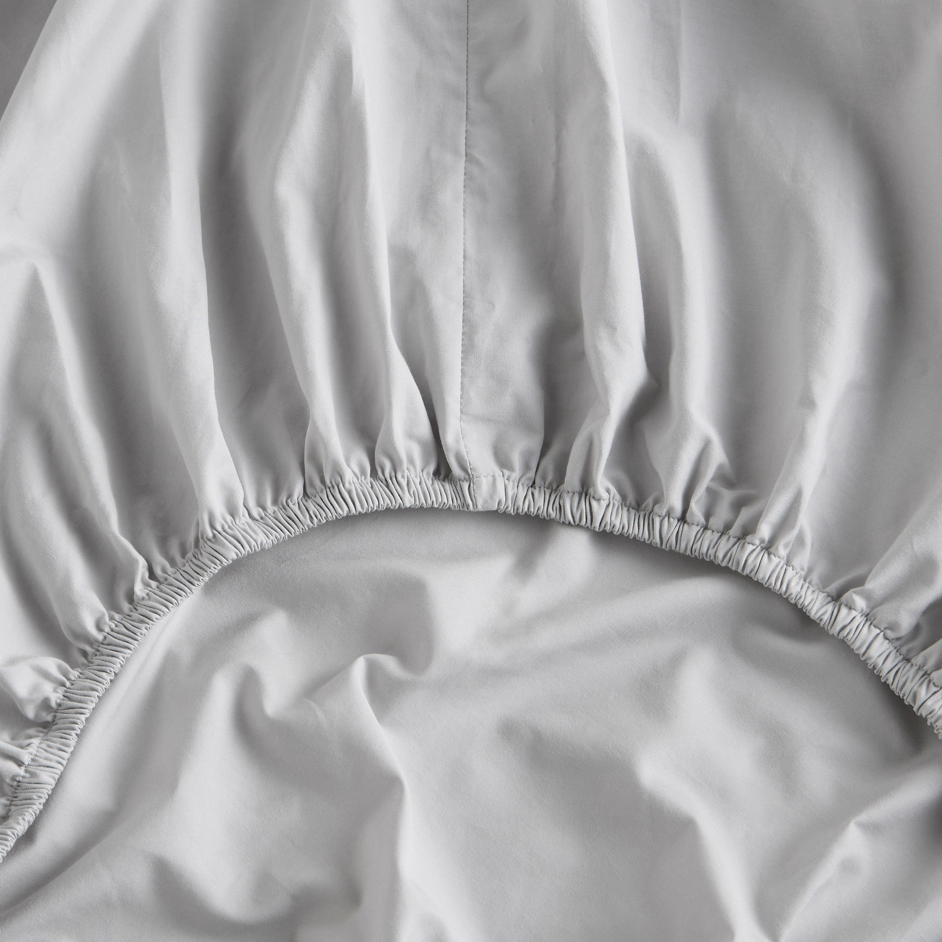 EcoSoft Organic Cotton Percale 400 Thread Count Queen Fitted Sheet - 160x200 cm-household-bedding-sheetsandpillowcases-fittedsheets-image-2
