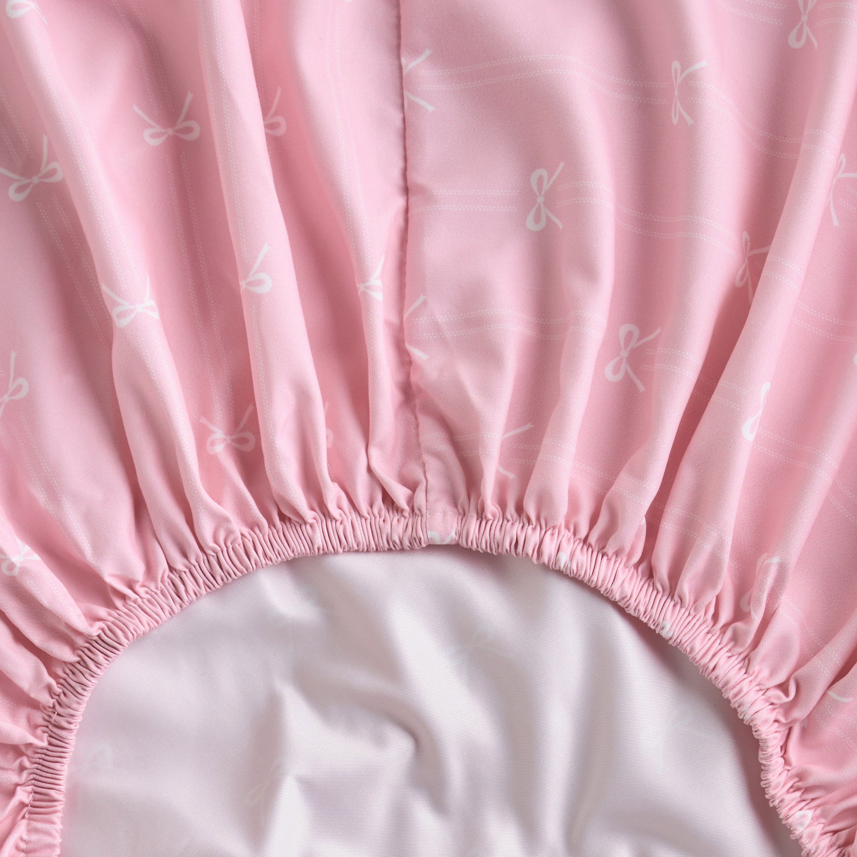 Bows Printed 5-Piece Single Comforter Set - 135x220 cm-babyandkids-beddingandwindows-bedding-comforters-image-6