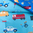 طقم لحاف فردي 5 قطع بطبات مركبات - 135x220 سم-kids-beddingandwindows-bedding-comforters-image-4