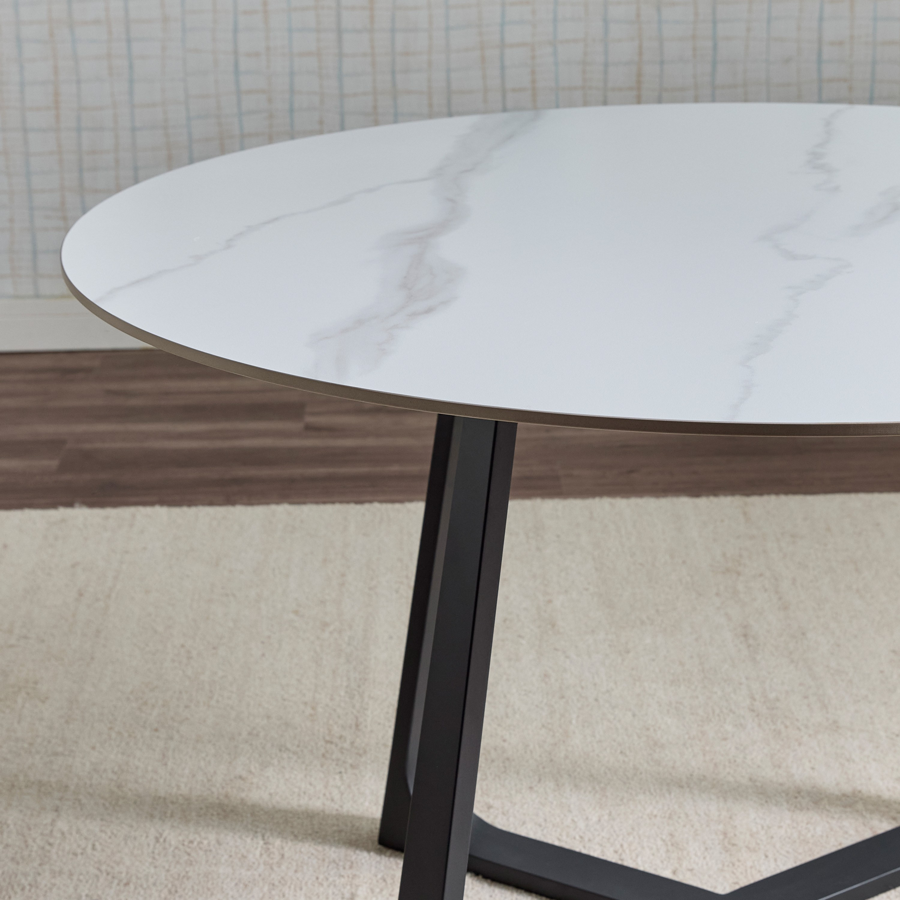 Larvik 4-Seater Ceramic Top Dining Table-furniture-diningroom-diningtables-image-2