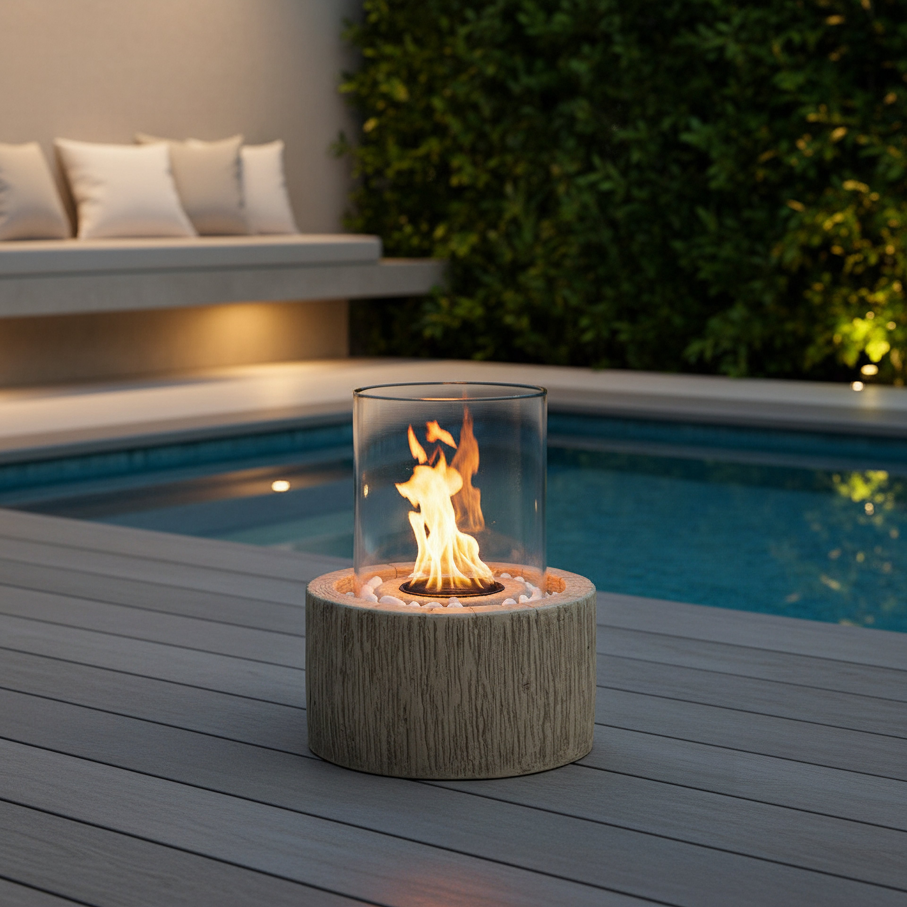 Dories Cement Fire Pit-household-gardenandoutdoor-outdoor-image-5