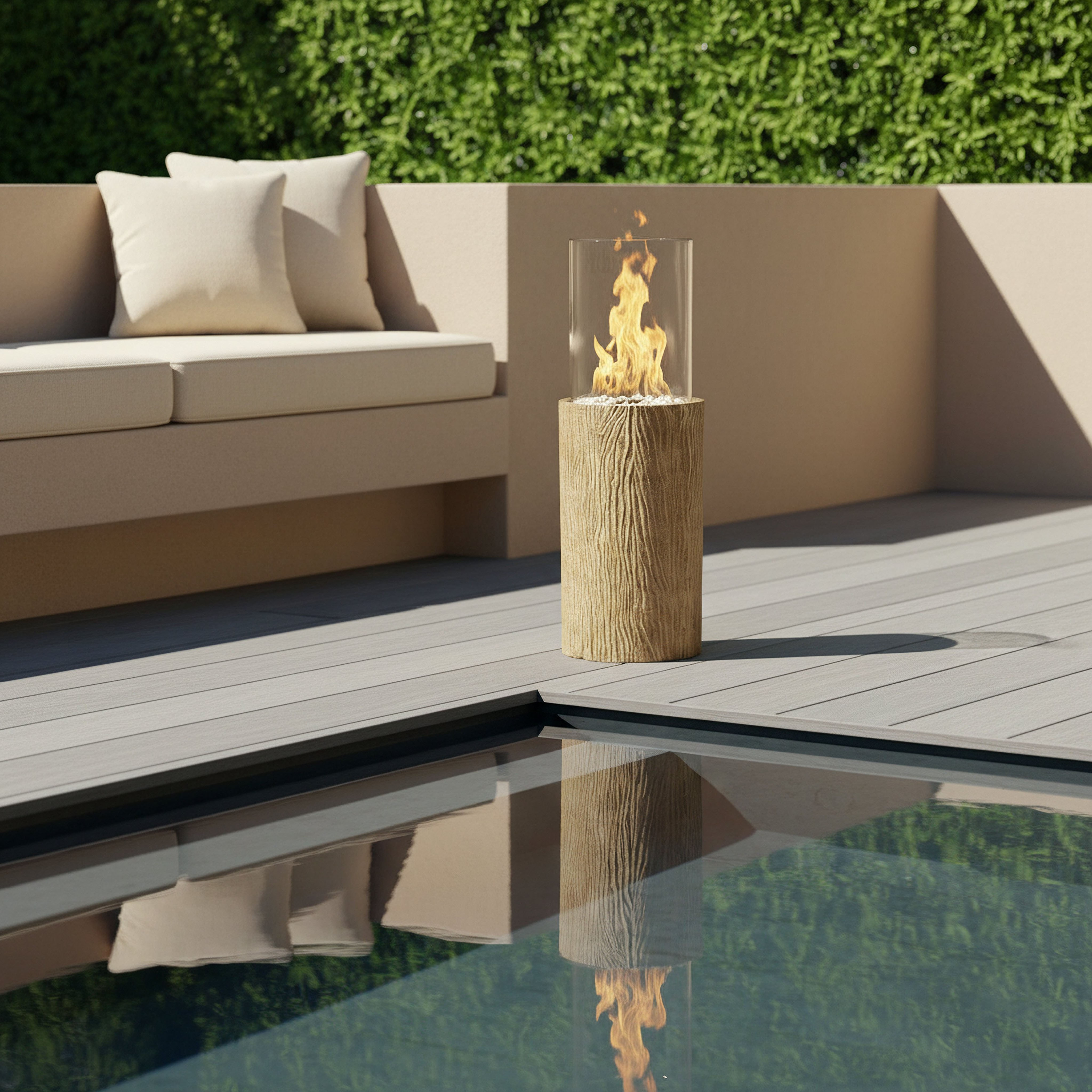 Dacee Cement Fire Pit-household-gardenandoutdoor-outdoor-image-5