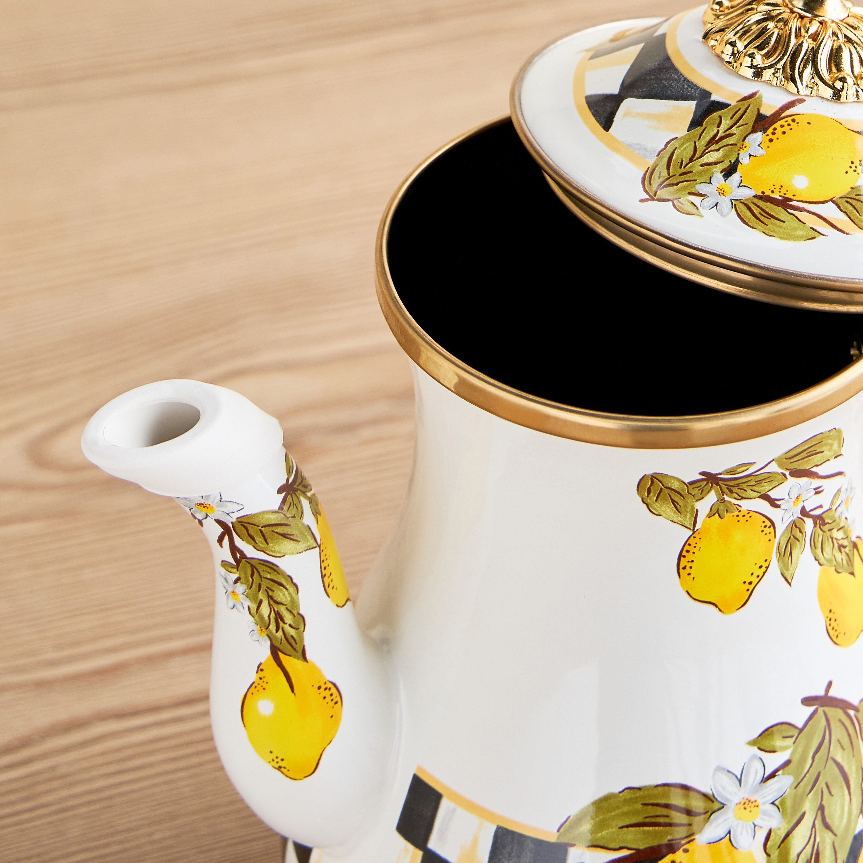 Amico Enamel Coated Carbon Steel Teapot - 1.5 L-household-dining-teaandcoffee-vacuumflaskscoffeeandteapots-image-3