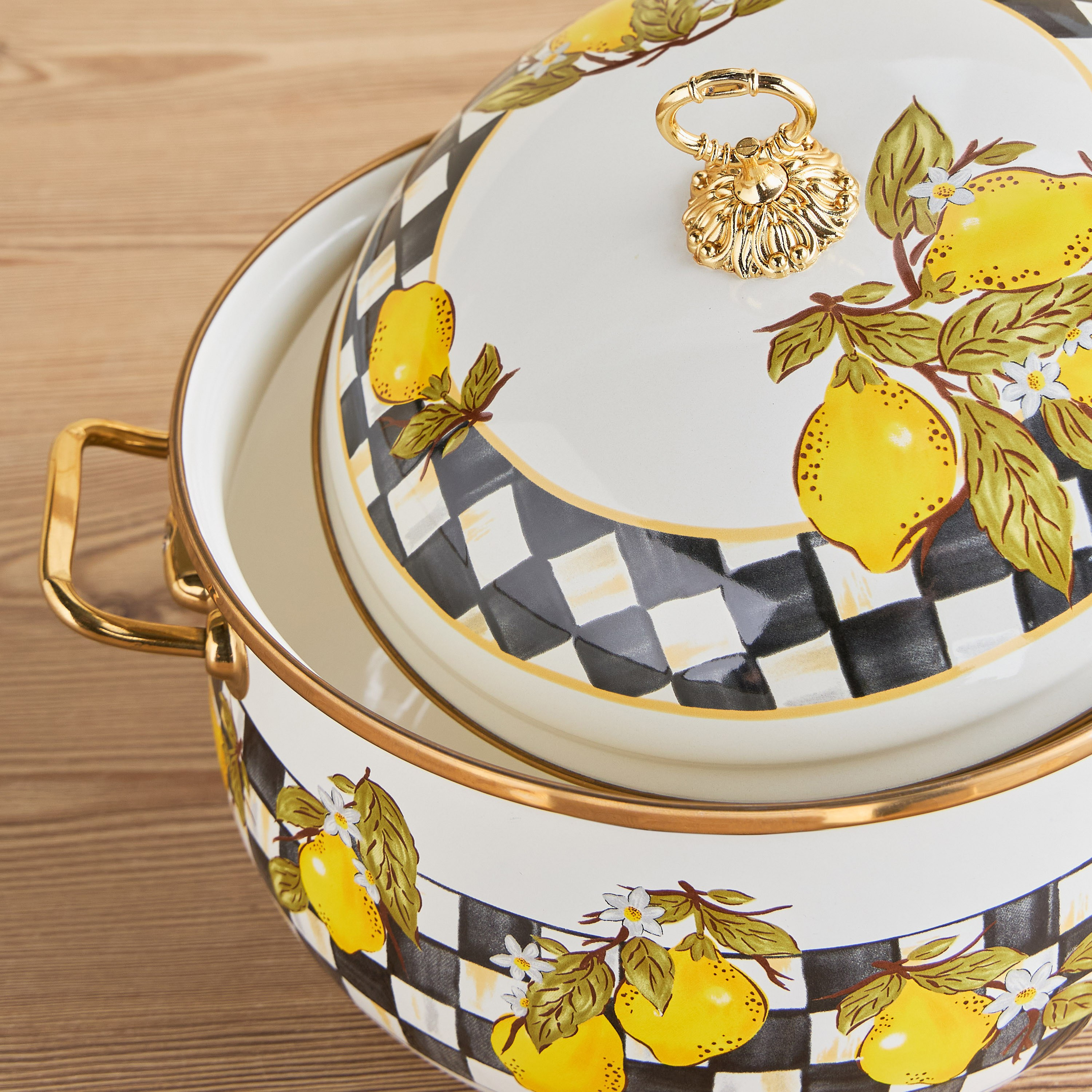 Amico Enamel Coated Carbon Steel Casserole - 6.2 L-household-kitchen-cookware-potsandpans-image-2
