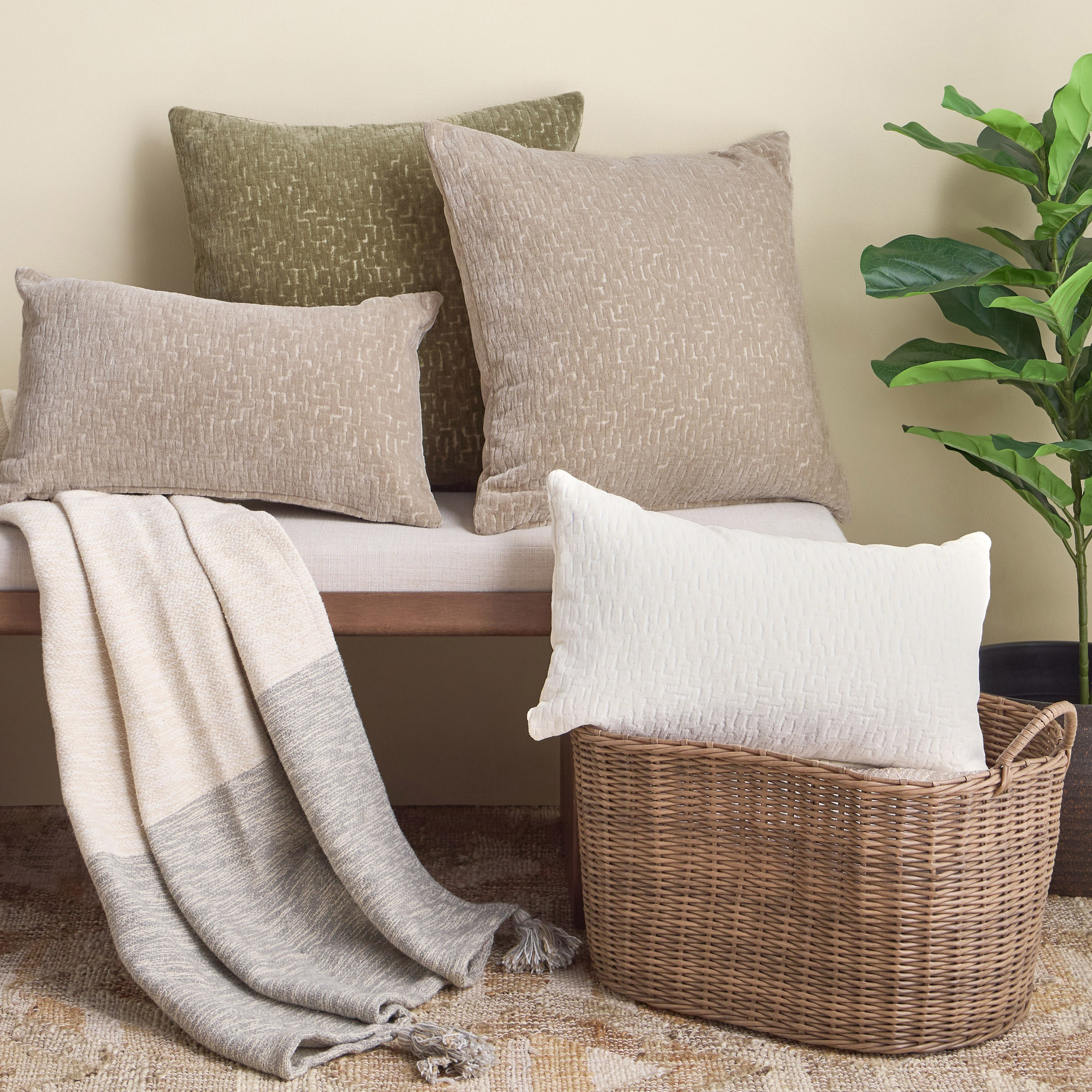 غطاء وسادة جاكار - سولينا - 30x50 سم-household-cushionsandthrows-cushioncovers-image-4