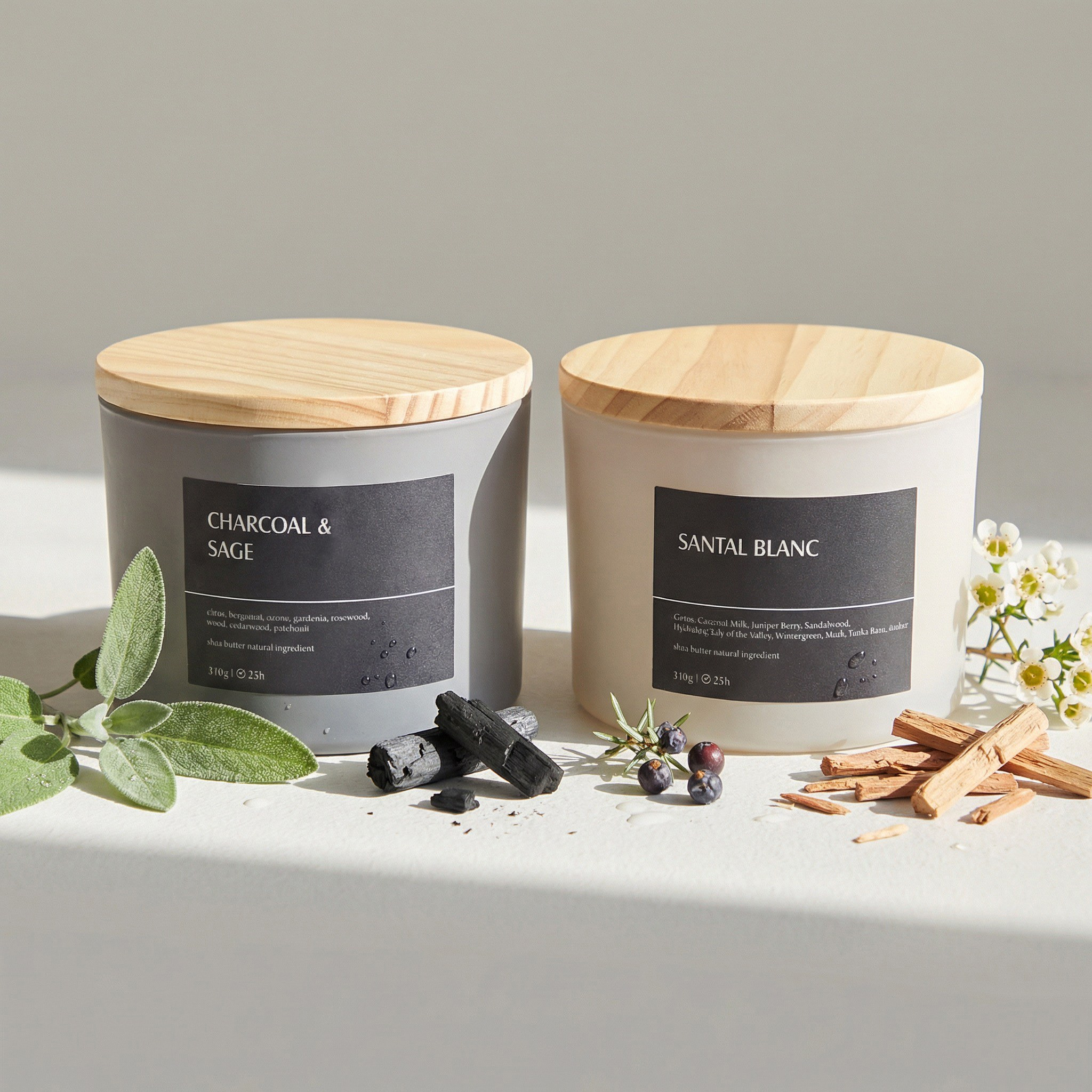 Ambience Core Santal Blanc Scented Jar Candle - 25 h-household-homefragrance-candles-image-4