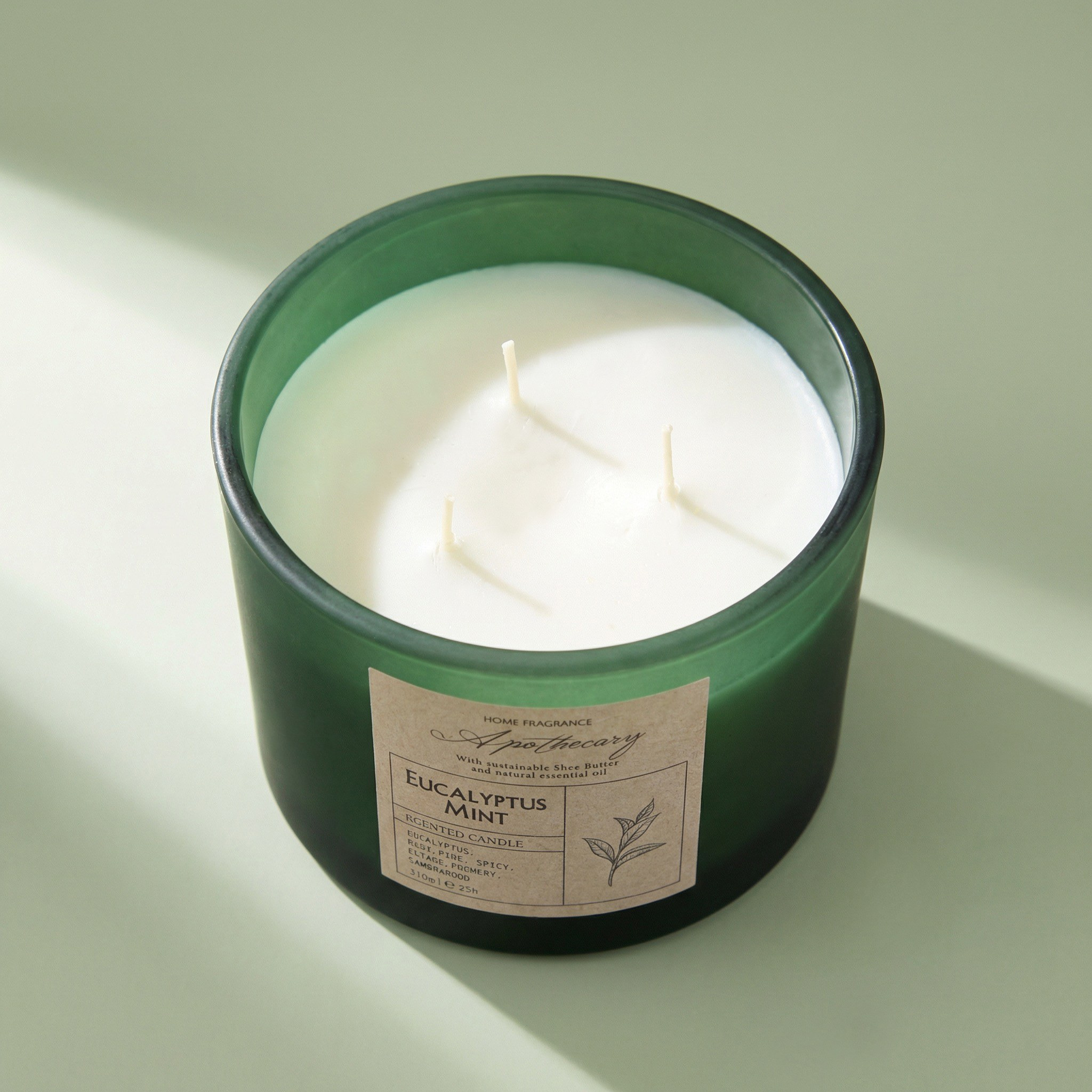 Ambience Aromatherapy Eucalyptus Mint Scented Jar Candle - 25 h-household-homefragrance-candles-image-3