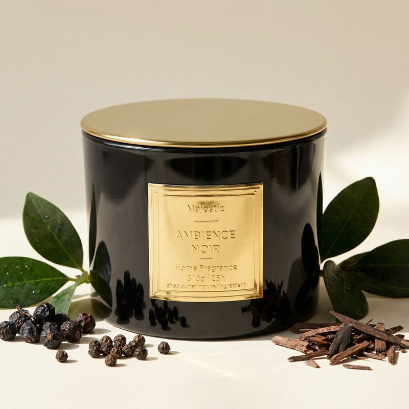 جرة شموع معطرة ماجستيك أمبر نوار - أمبيانس - 25 ساعة