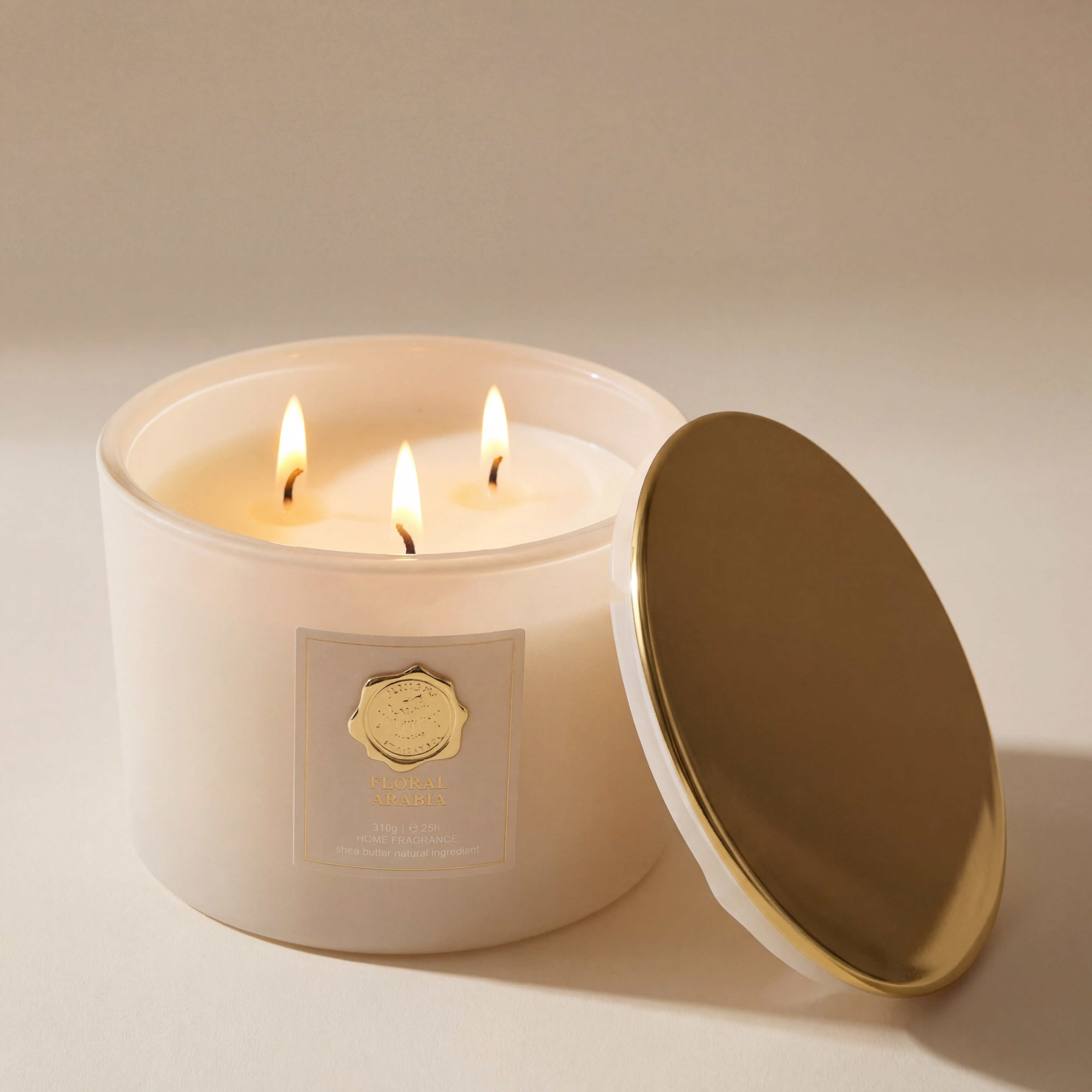 Ambience Oud Floral Arabia Scented Jar Candle - 25 h-household-homefragrance-candles-image-2