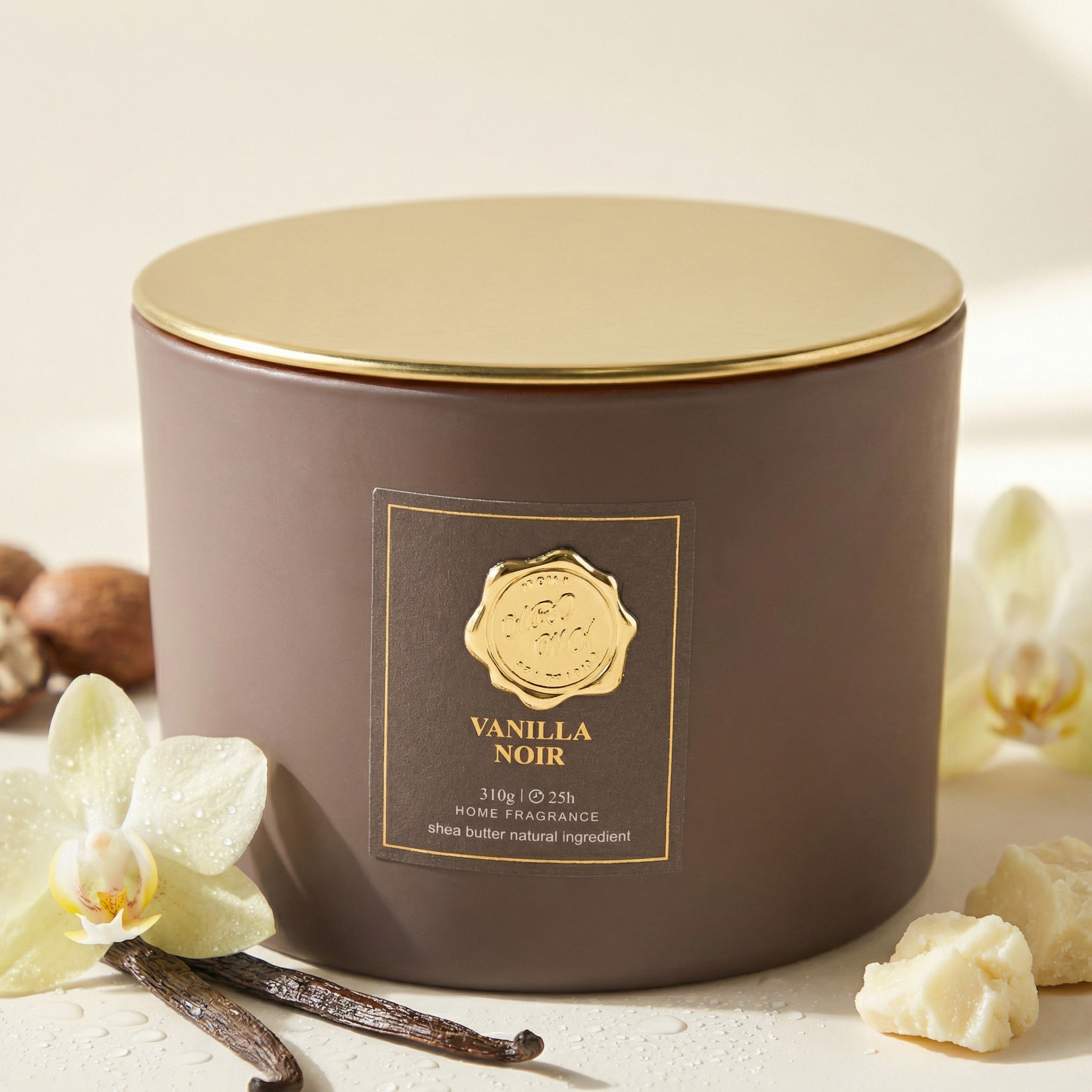 Ambience Oud Vanilla Noir Scented Jar Candle - 25 h-household-homefragrance-candles-image-1