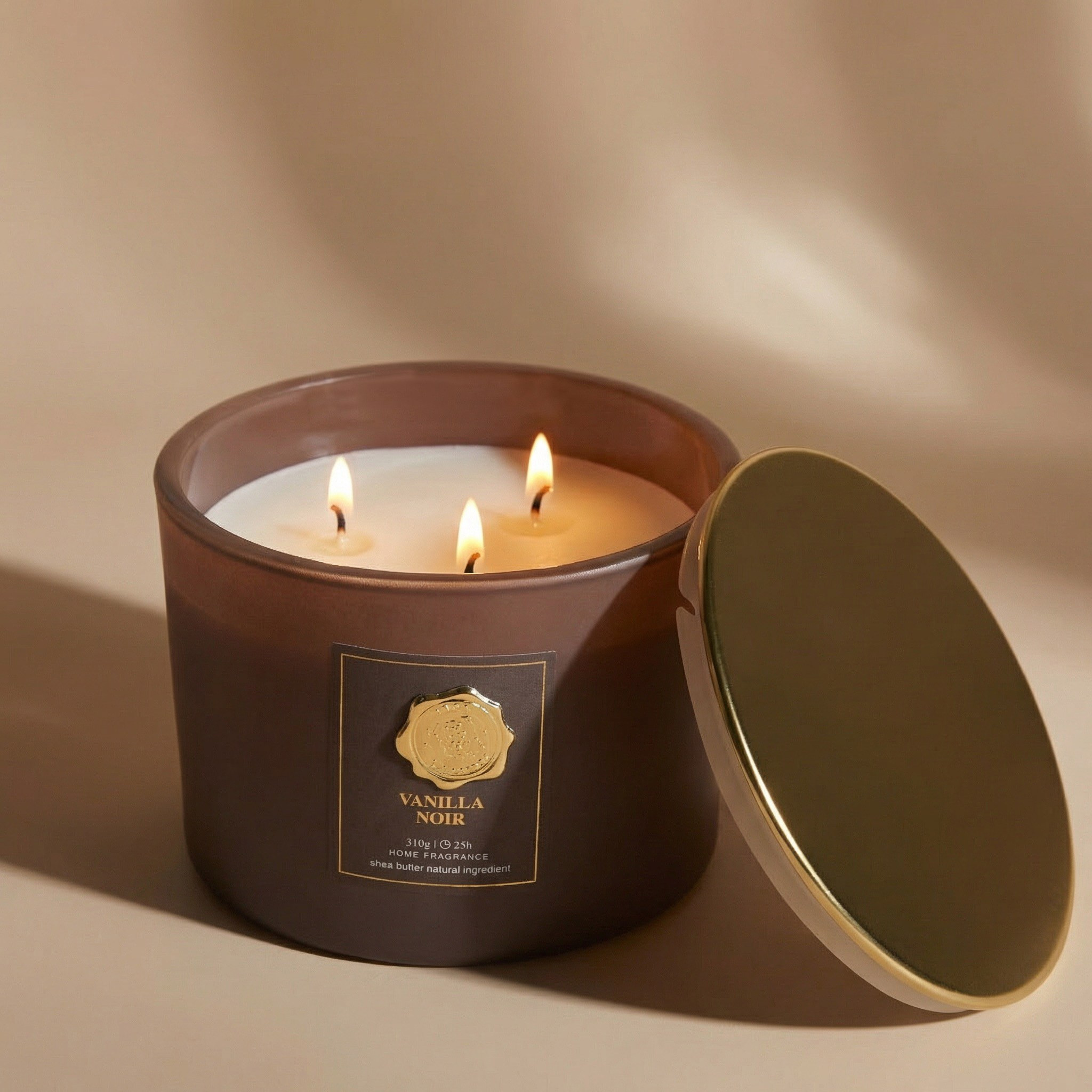 Ambience Oud Vanilla Noir Scented Jar Candle - 25 h-household-homefragrance-candles-image-2
