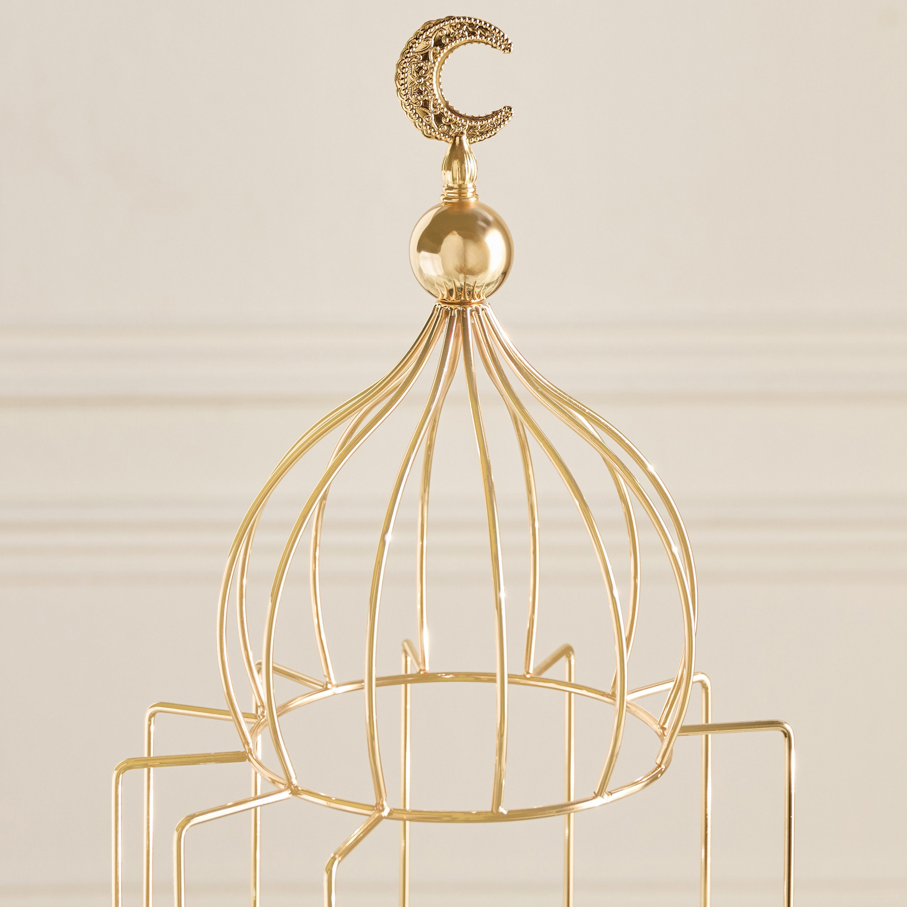 صينية ديكور هلال بطابقين - مجلس - 26 سم-household-dining-serveware-cakestands-image-2