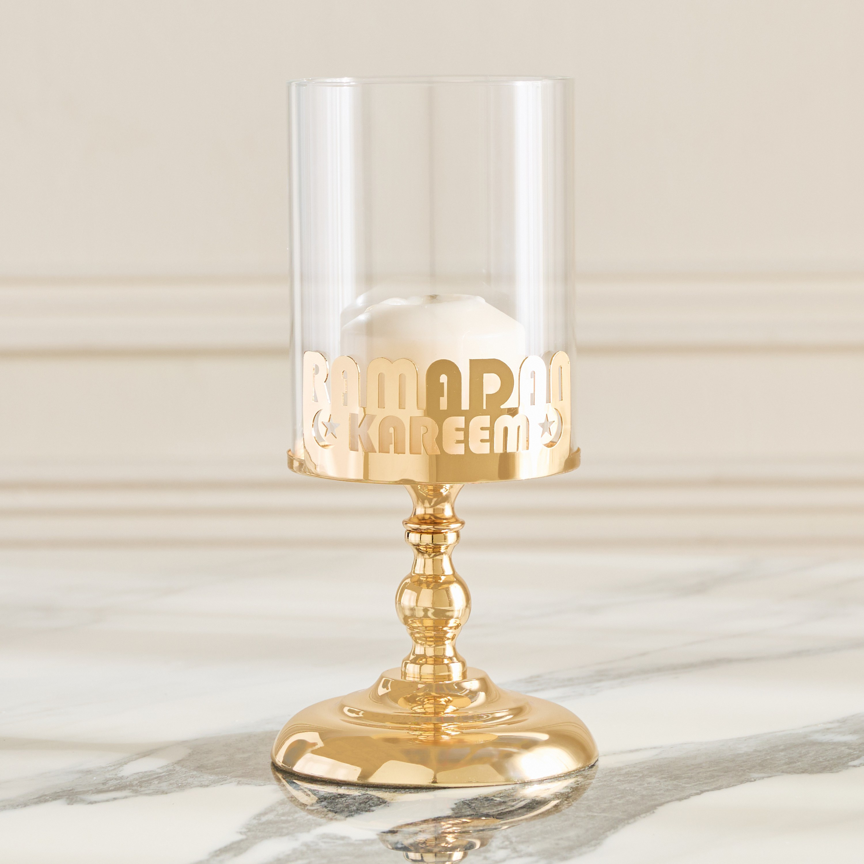 Majlis Pillar Candleholder - 28 cm-household-decor-candleholdersandlanterns-image-1
