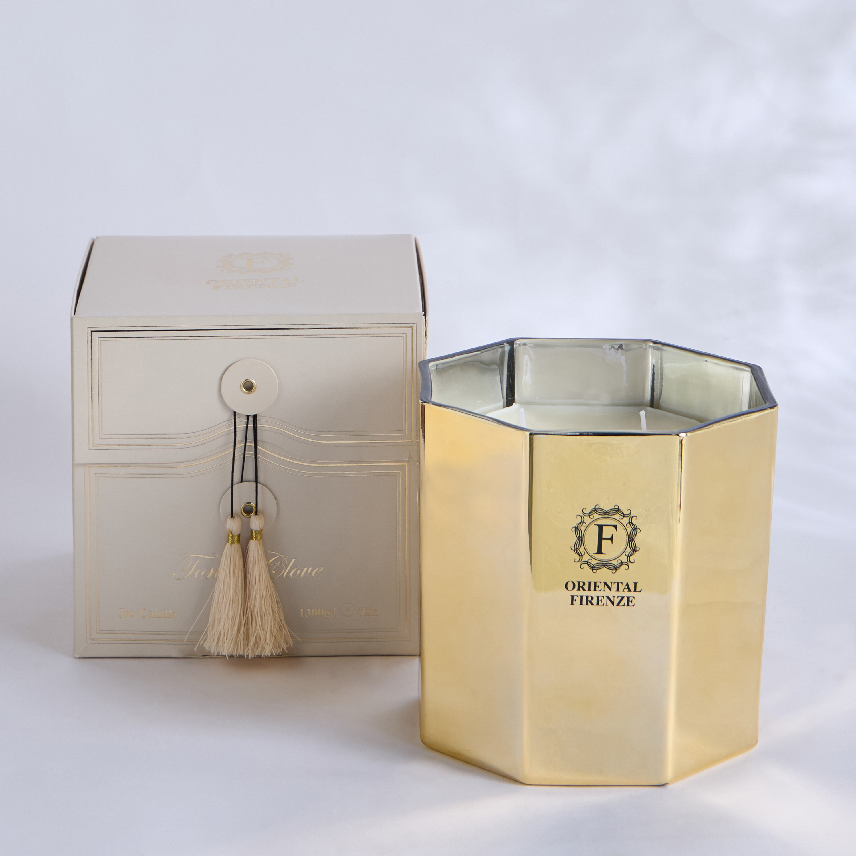 Oriental Firenze Tonka Clove Scented Jar Candle - 72 h-household-homefragrance-candles-image-2