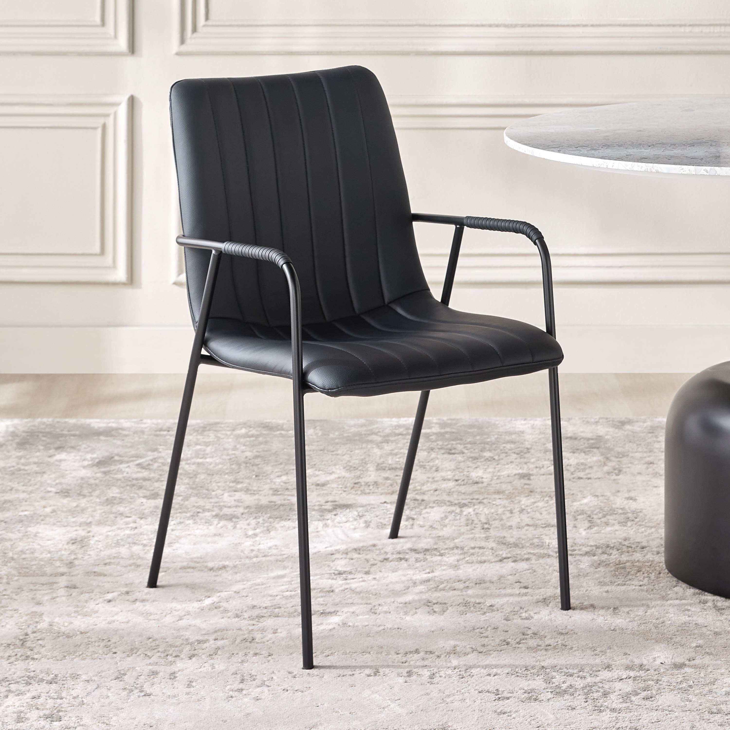 Tiler Faux Leather Dining Chair