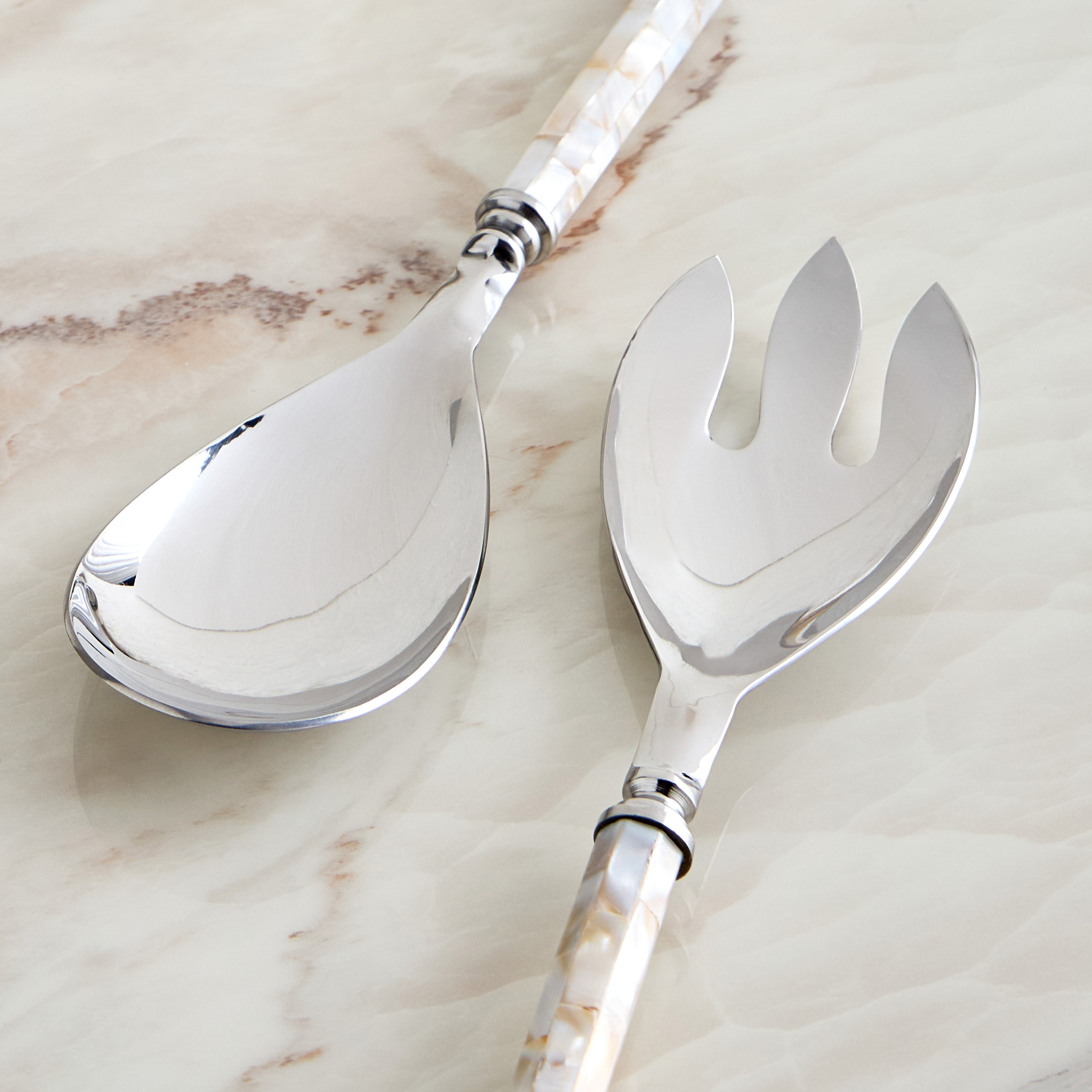 طقم تقديم سلطة قطعتين - هدى فينوس - 2.5x7.75x27.3 سم-household-dining-cutlery-cutlerysets-image-2
