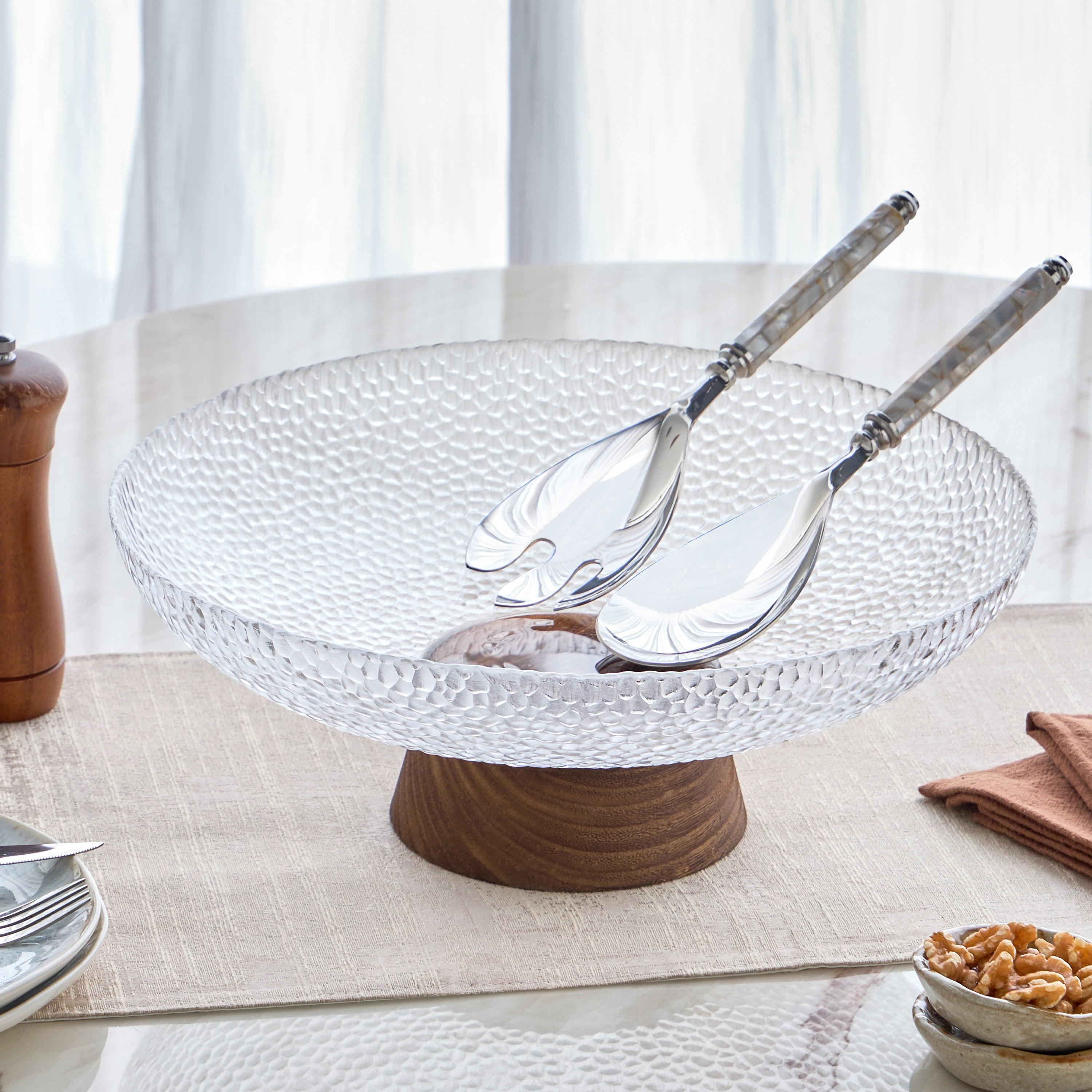 طقم تقديم سلطة قطعتين - هدى فينوس - 2.5x7.75x27.3 سم-household-dining-cutlery-cutlerysets-image-3