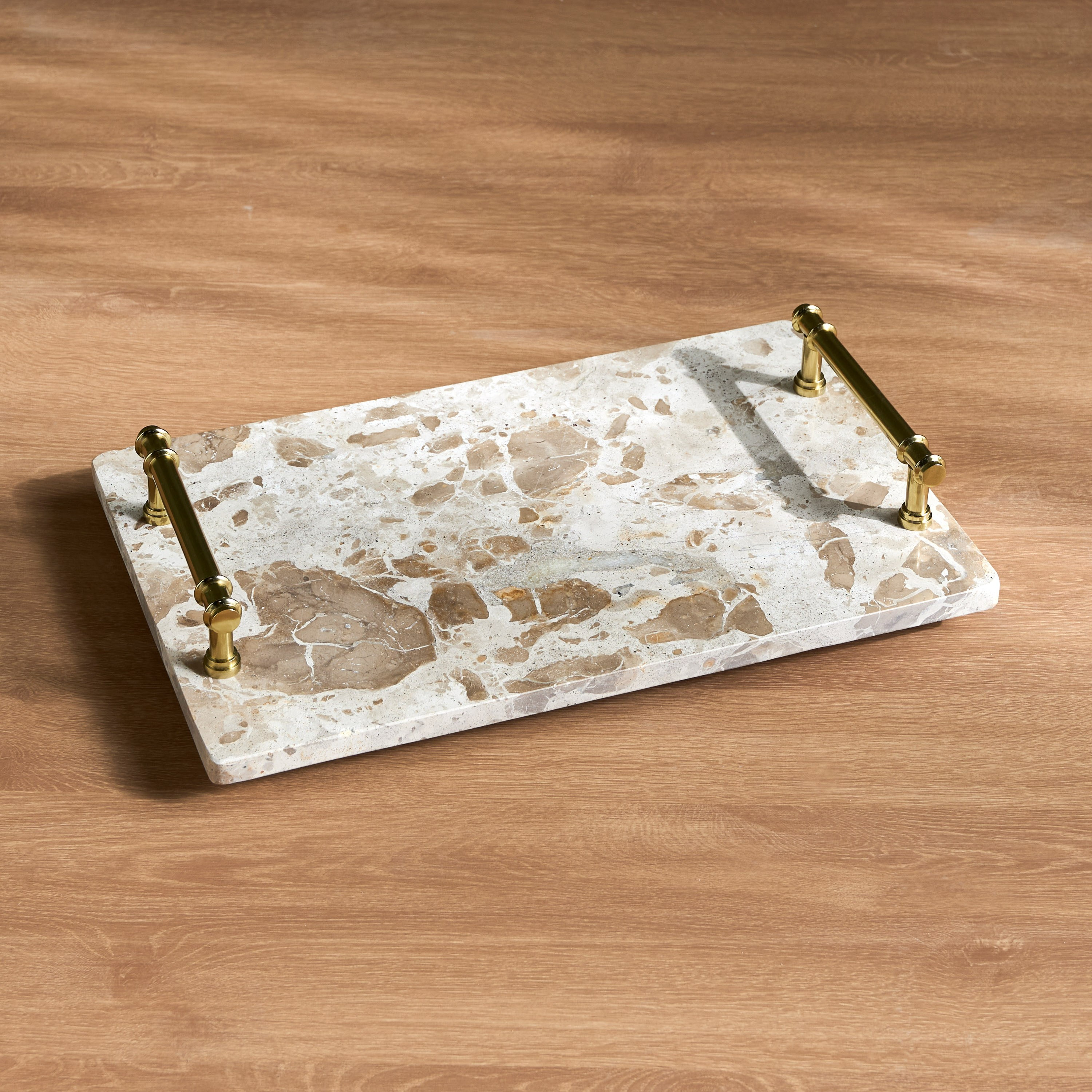 Raha Marble Decorative Tray - 41 cm-household-decor-boxesandtrays-image-1