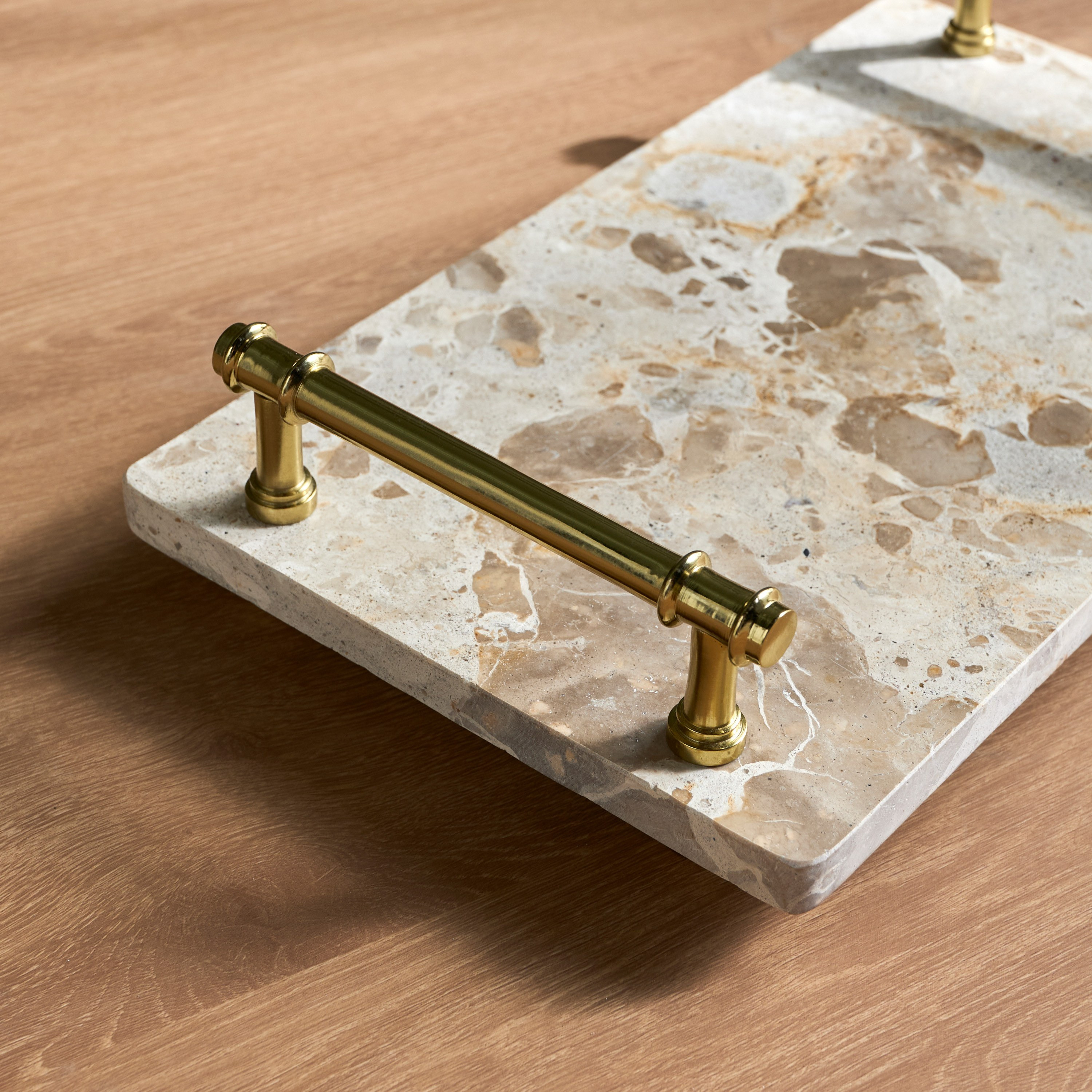 Raha Marble Decorative Tray - 36 cm-household-decor-boxesandtrays-image-2