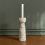 Raha Leopard Marble Taper Candleholder - 25 cm-household-decor-candleholdersandlanterns-image-1