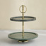 حامل كيك طابقين - نوف ريفن - 38 سم-household-decor-boxesandtrays-image-3