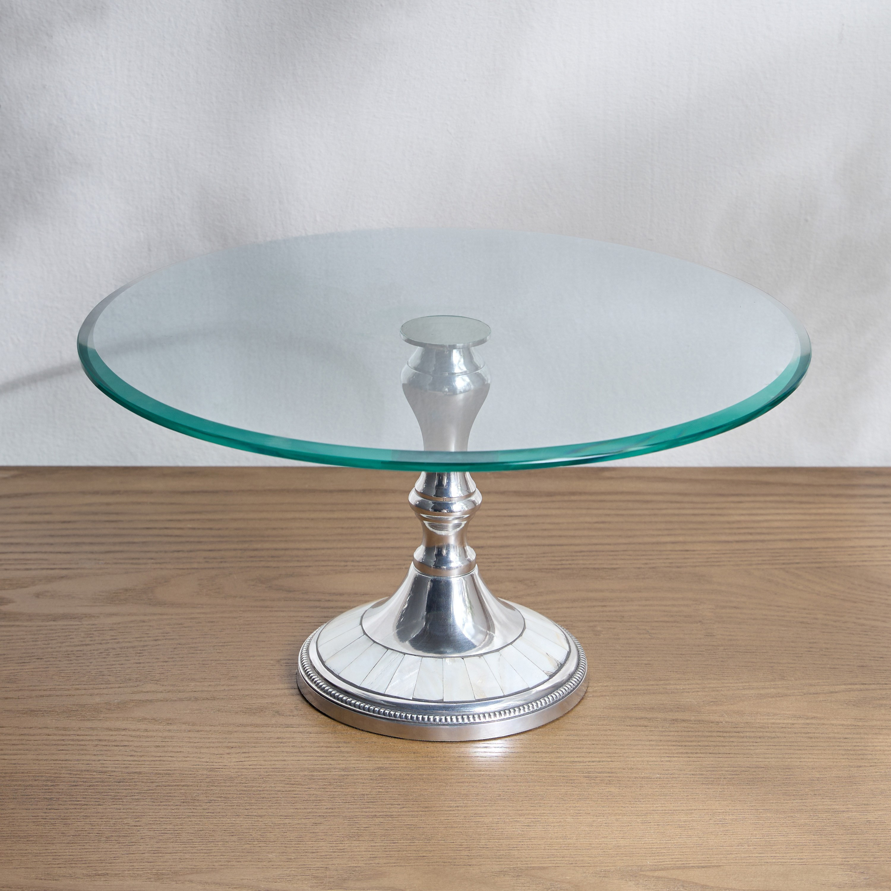 Huda Swirl Cake Stand - 31 cm-household-decor-vasesandbowls-image-1