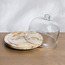 طبق تقديم كيك رخامي بنقشة النمر مع غطاء 20 سم - راحة-household-dining-serveware-cakestands-image-3