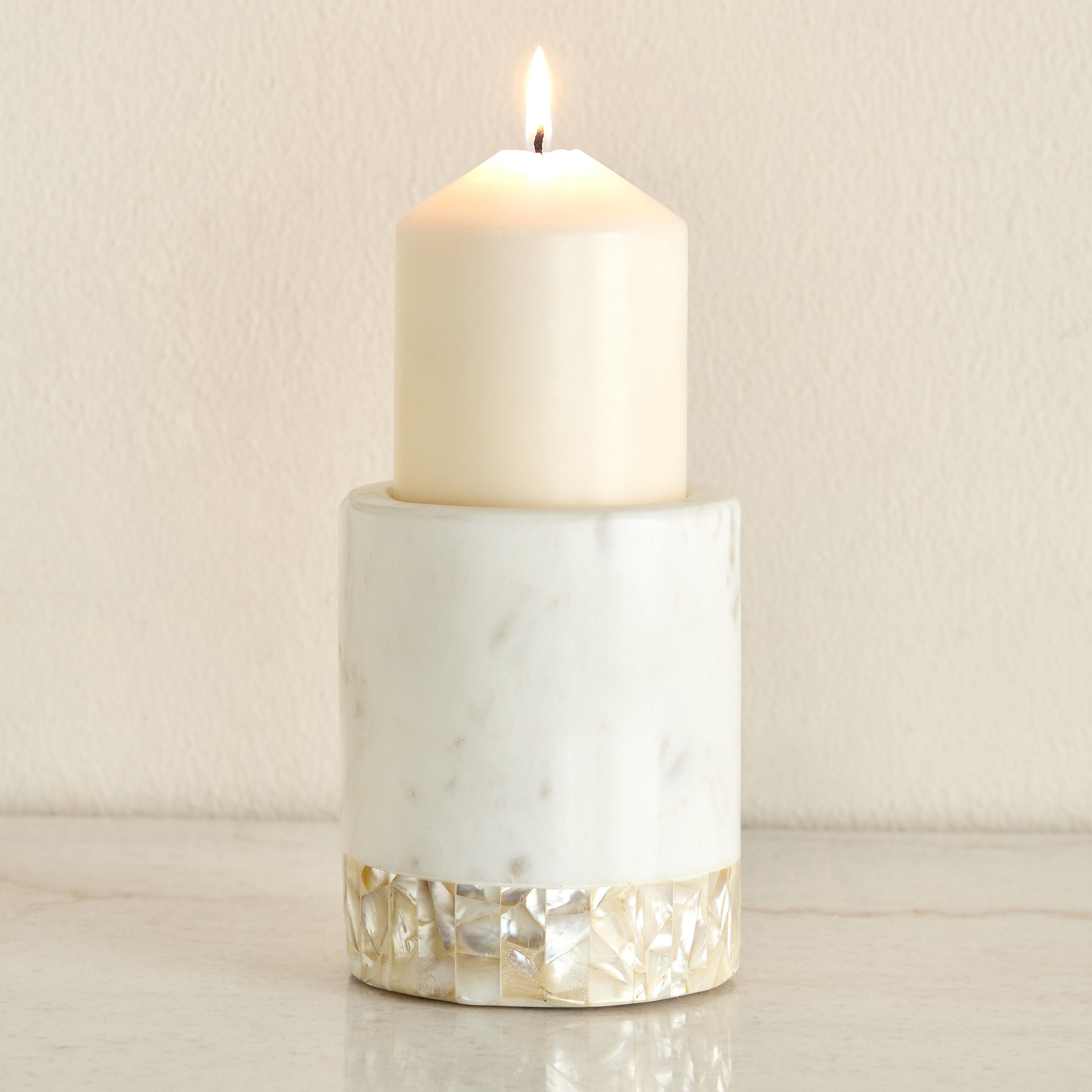 Huda Venus Pillar Candleholder-household-decor-candleholdersandlanterns-image-2