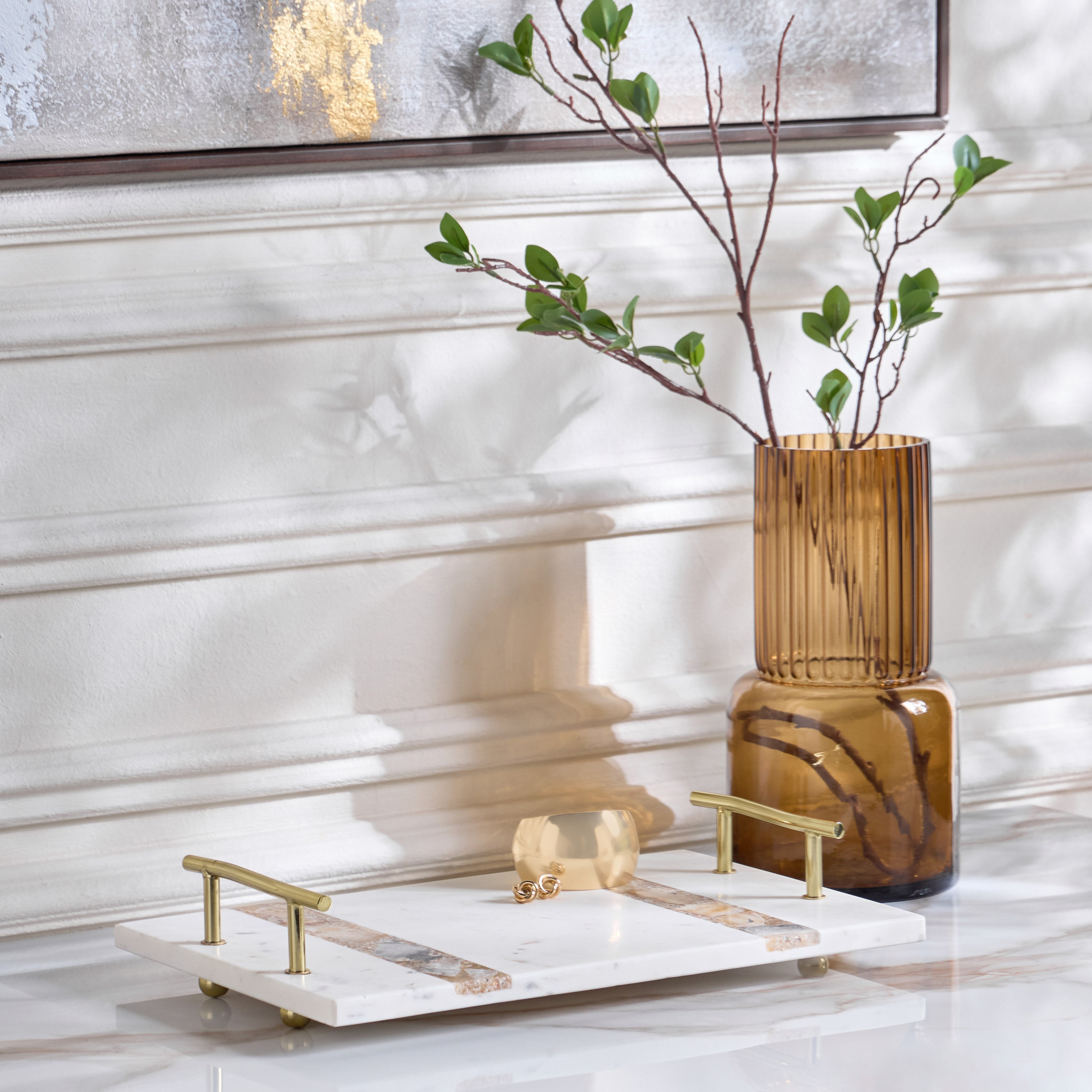 Fatima Leo Decorative Tray-household-decor-boxesandtrays-image-3