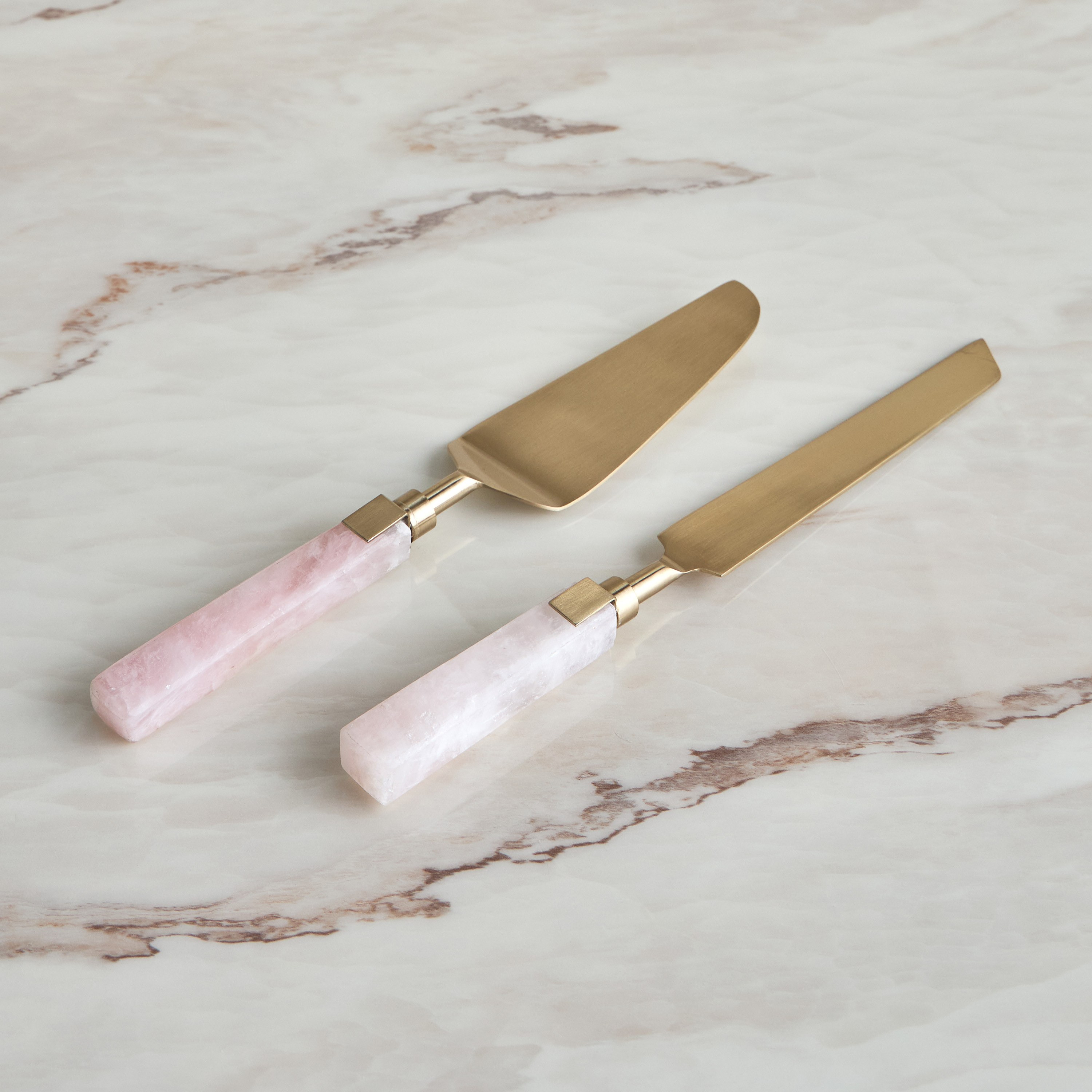 Huda Doro 2-Piece Cake Server Set -  2x5.75x31.75 cm-household-decor-boxesandtrays-image-1