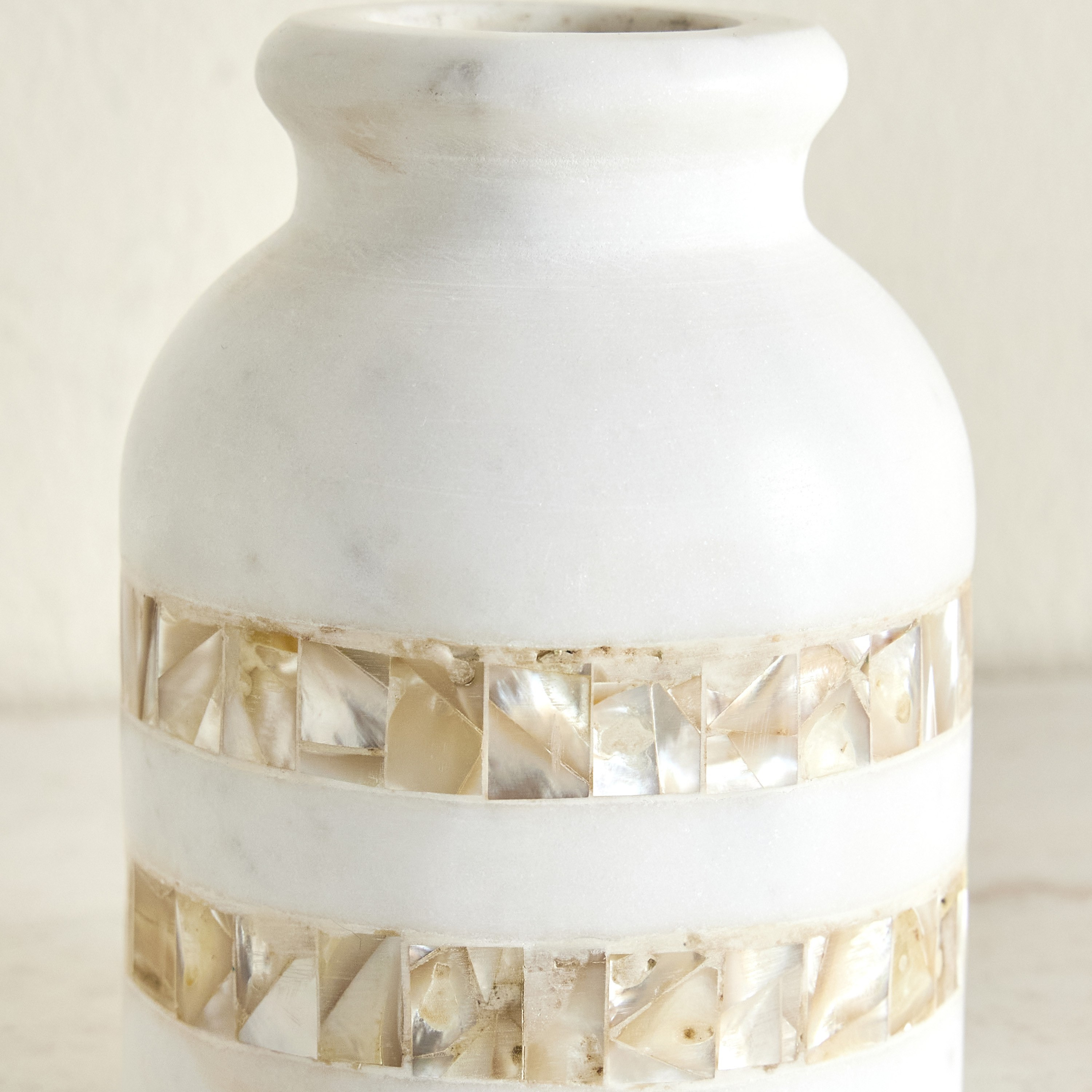 Huda Venus Marble Vase - 13 cm-household-decor-vasesandbowls-image-2