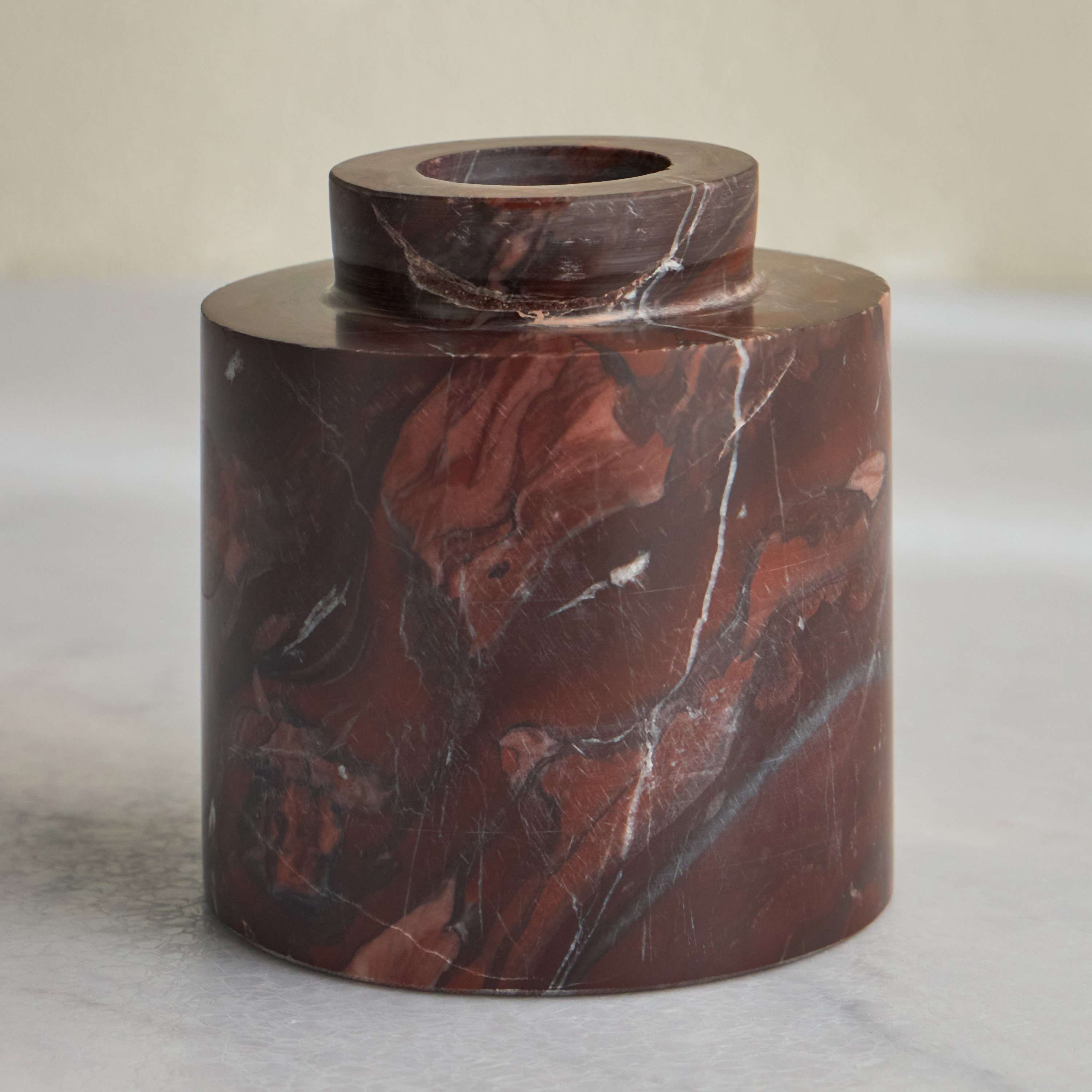 Loulou Levanto Marble Vase - 12 cm