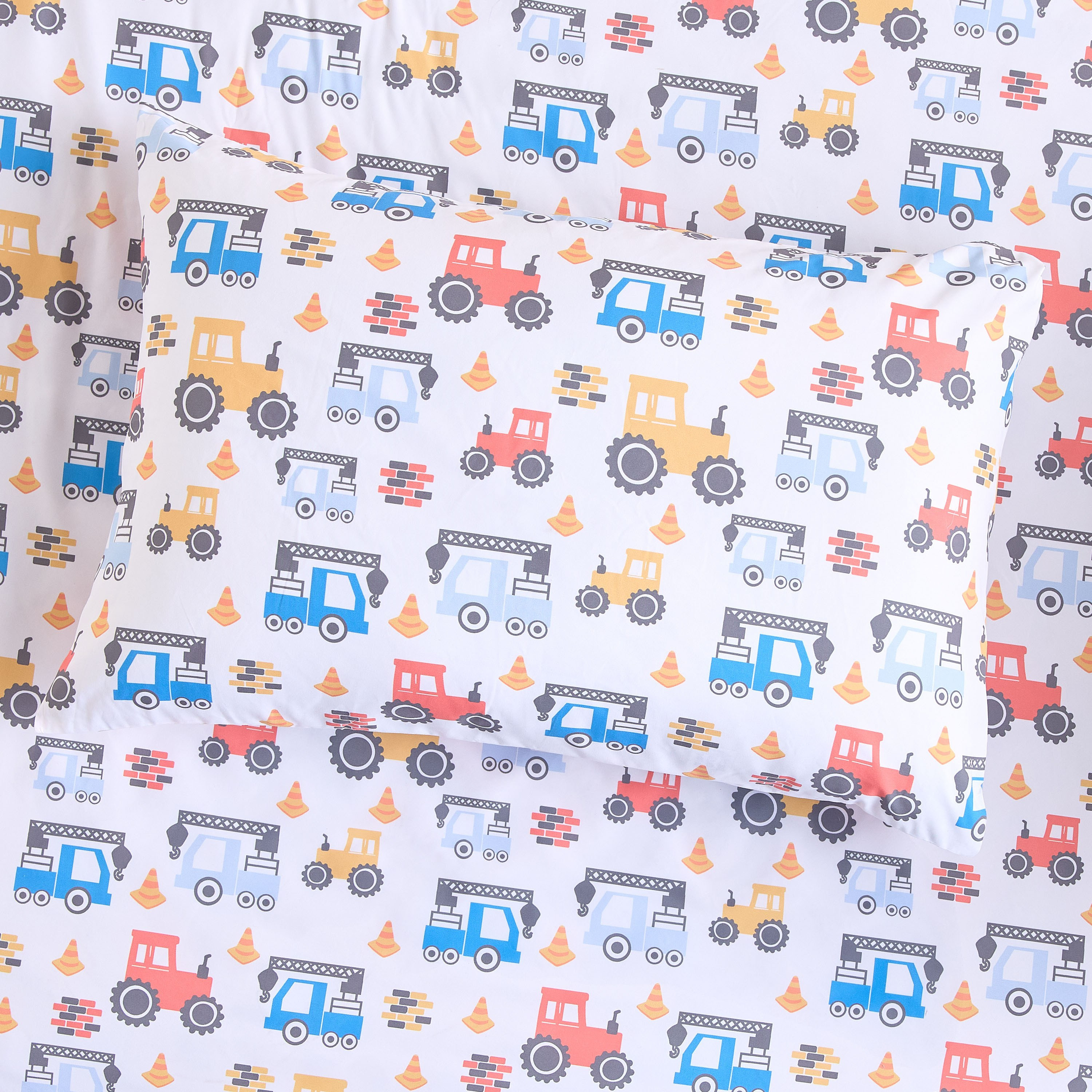 Amphora Construction 2-Piece Single Comforter Set - 135x220 cm-babyandkids-beddingandwindows-bedding-comforters-image-3