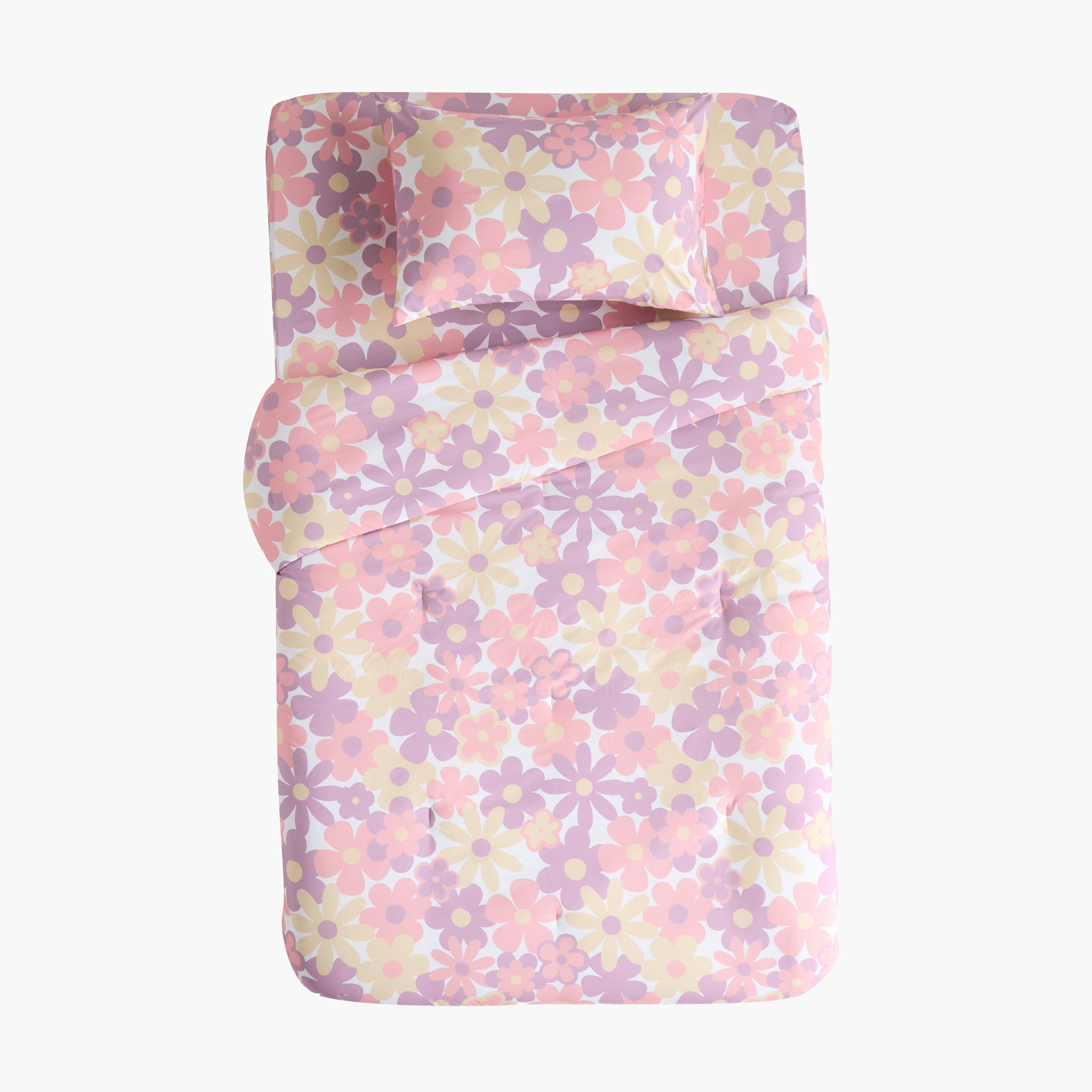 طقم لحاف كامل قطعتين بطبعات زهرية - أمفورا - 160x220 سم-babyandkids-beddingandwindows-bedding-comforters-image-5